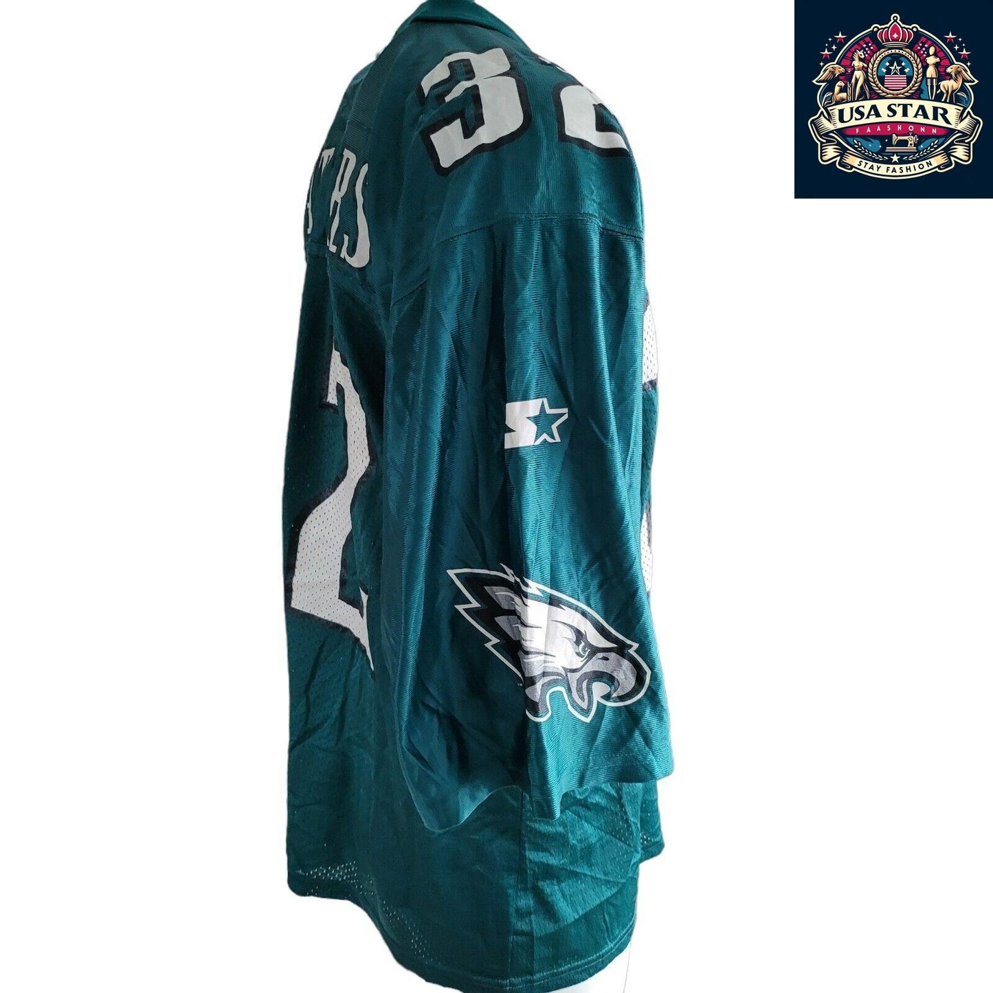 Ricky Watters #32 Philadelphia Eagles Vintage Jersey Size 48 (L) by Starter - Rare Collectible - USASTARFASHION