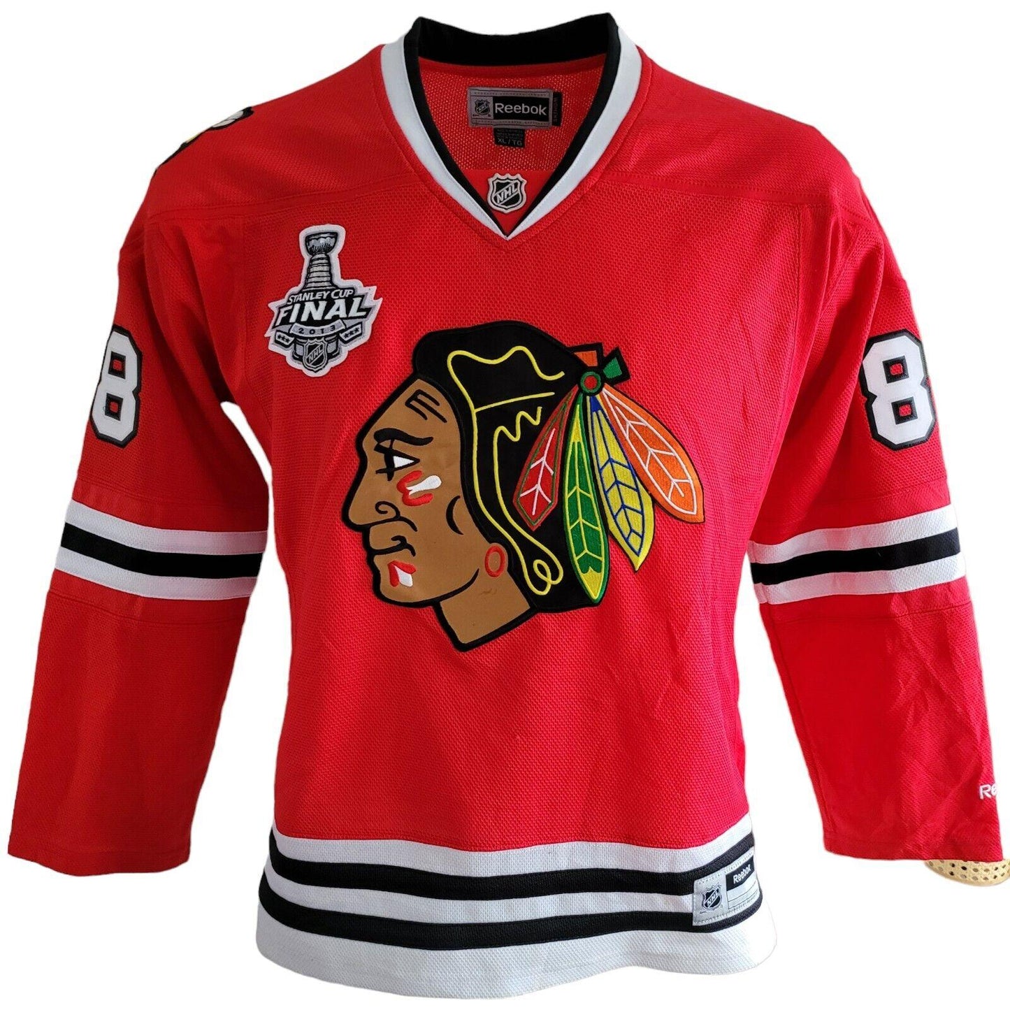 Patrick Kane #88 2013 Stanley Cup Chicago Blackhawks Women's Jersey L/XL-USASTARFASHION