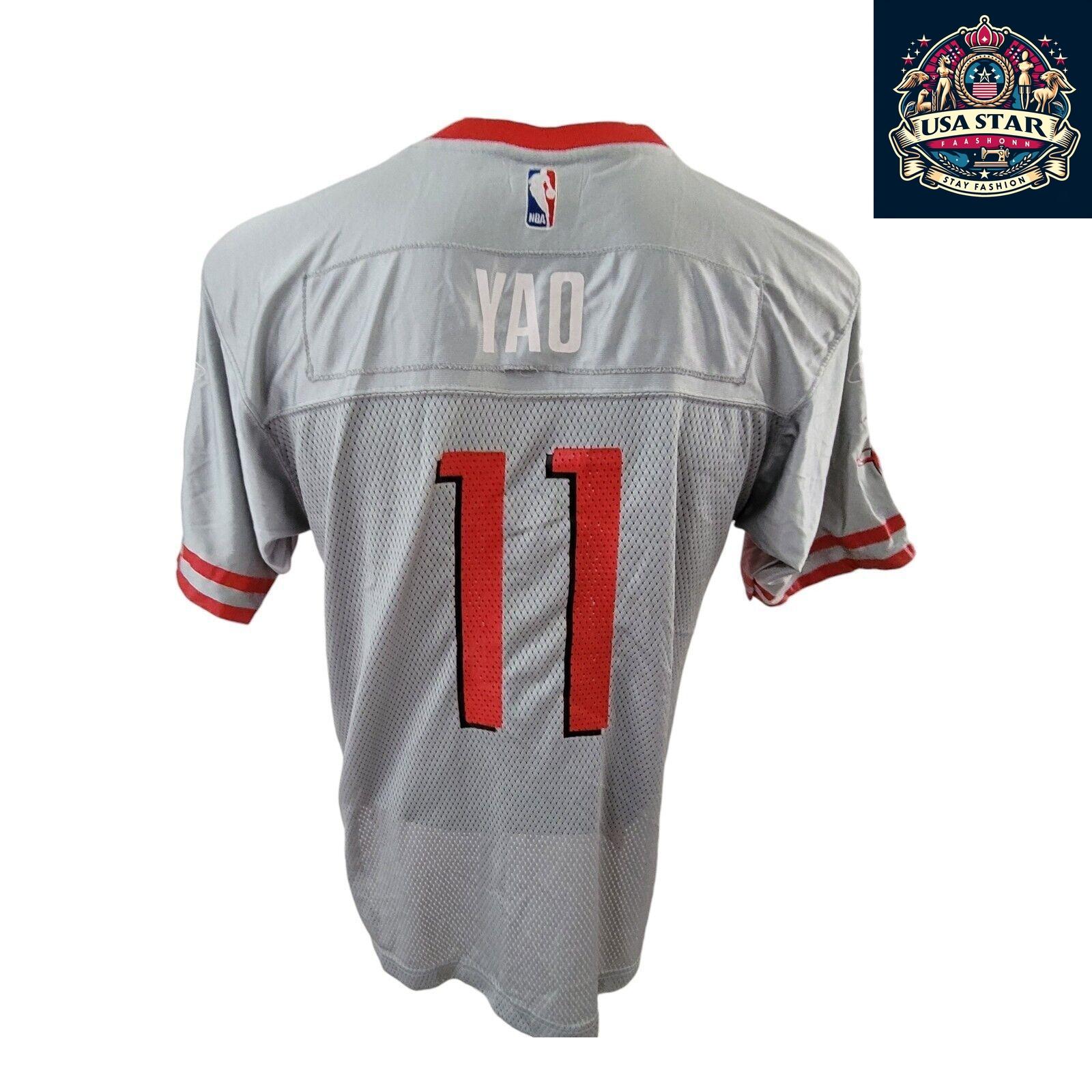 Houston Rockets Youth Jersey #11 Yao Ming - Official NBA Design, Lightweight Fabric, Perfect Fit - USASTARFASHION