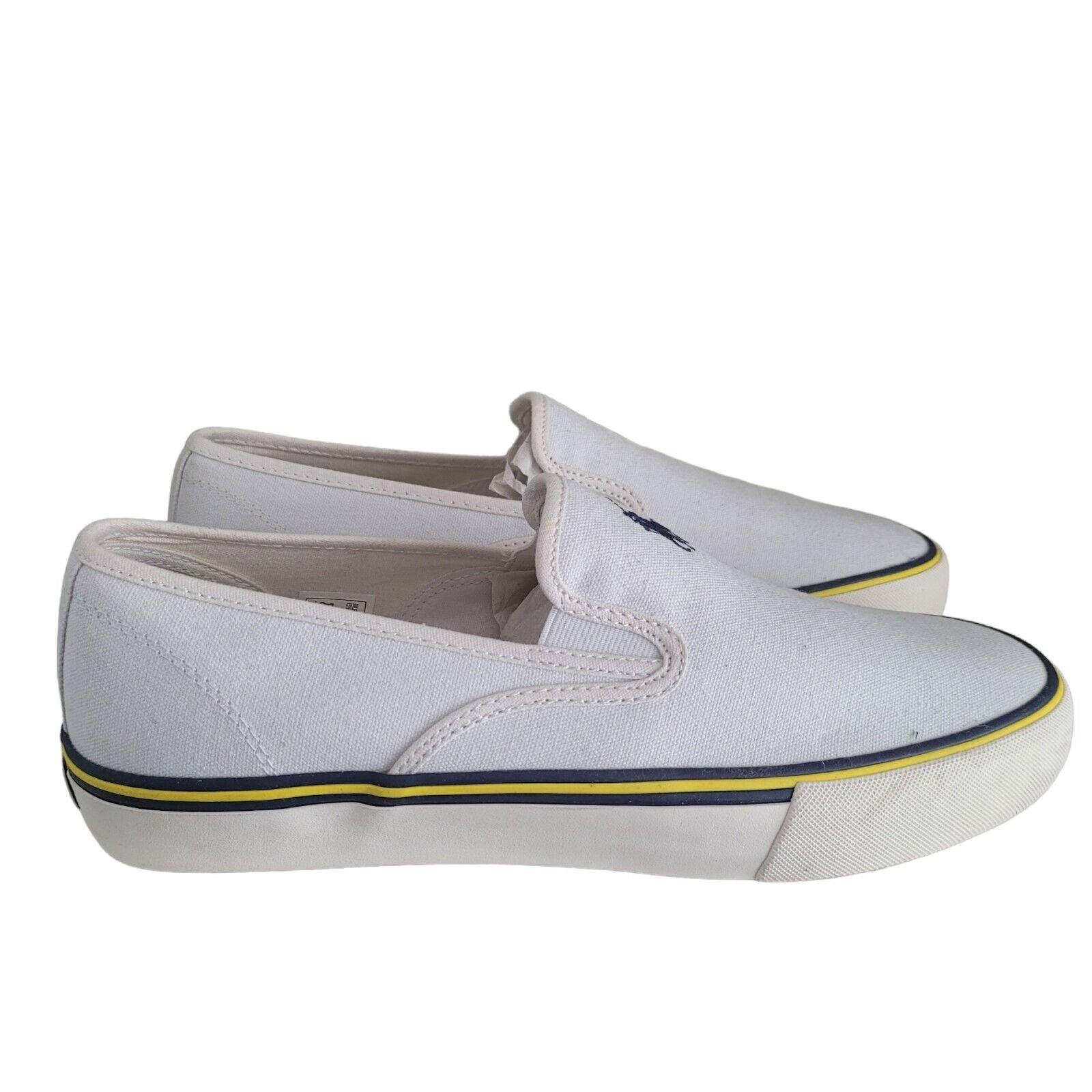 Ralph Lauren Men's White Pumps | UK Size 10 | Cushioned Insole & Classic Silhouette-USASTARFASHION