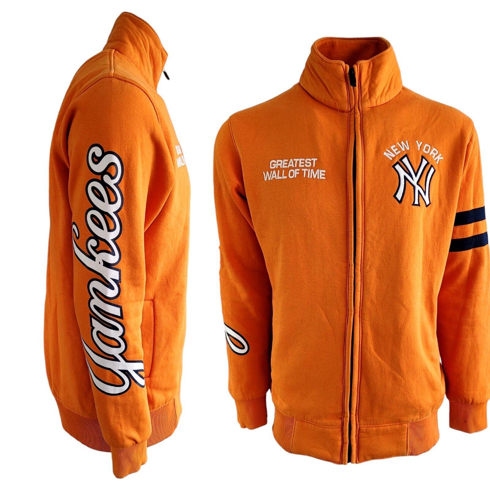 Nike New York Yankees Hoodie Sweatshirt - Orange XXL, Used-USASTARFASHION