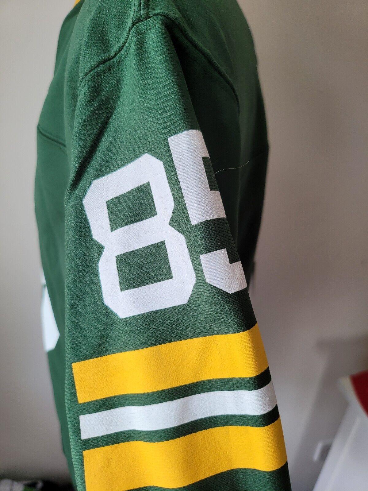 Green Bay Packers #85 Greg Jennings Men's Authentic NFL Jersey -  Iconic Team Colors-USASTARFASHION