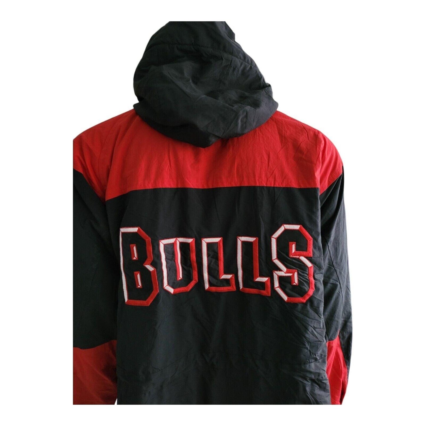 Vintage Champion Chicago Bulls Jacket Zip Size L - Retro Full-Zip Design with Embroidered Logo Patch-USASTARFASHION