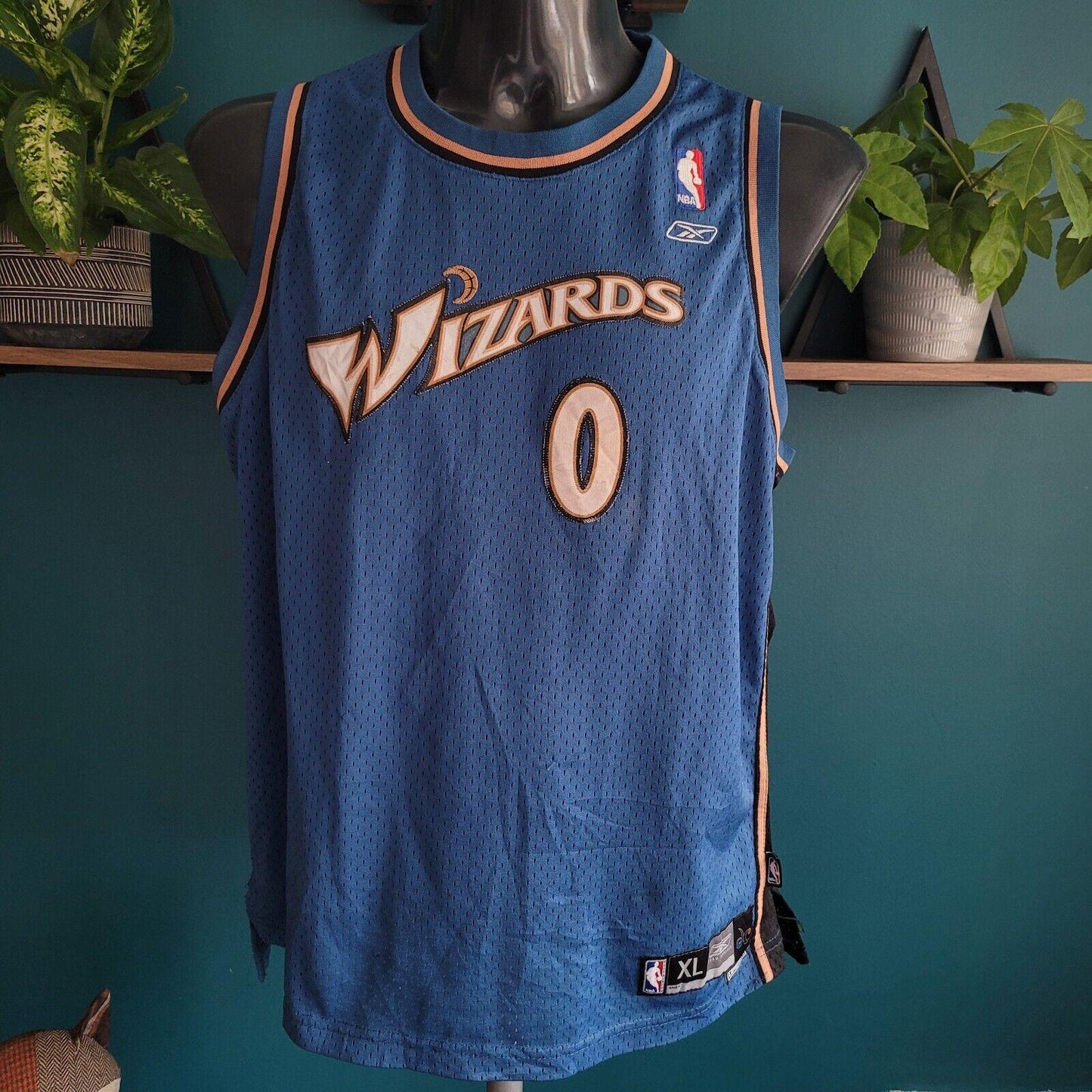 Gilbert Arenas Wizards Jersey Youth XL #0 Washington (18-20) Reebok-USASTARFASHION