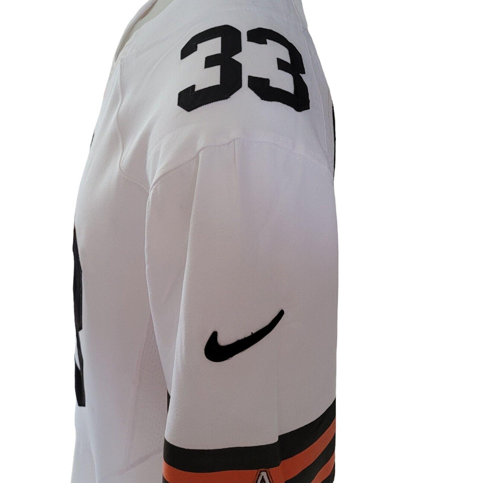 NIKE Cleveland Browns NFL #33 Richardson White Jersey Men's Size L-USASTARFASHION