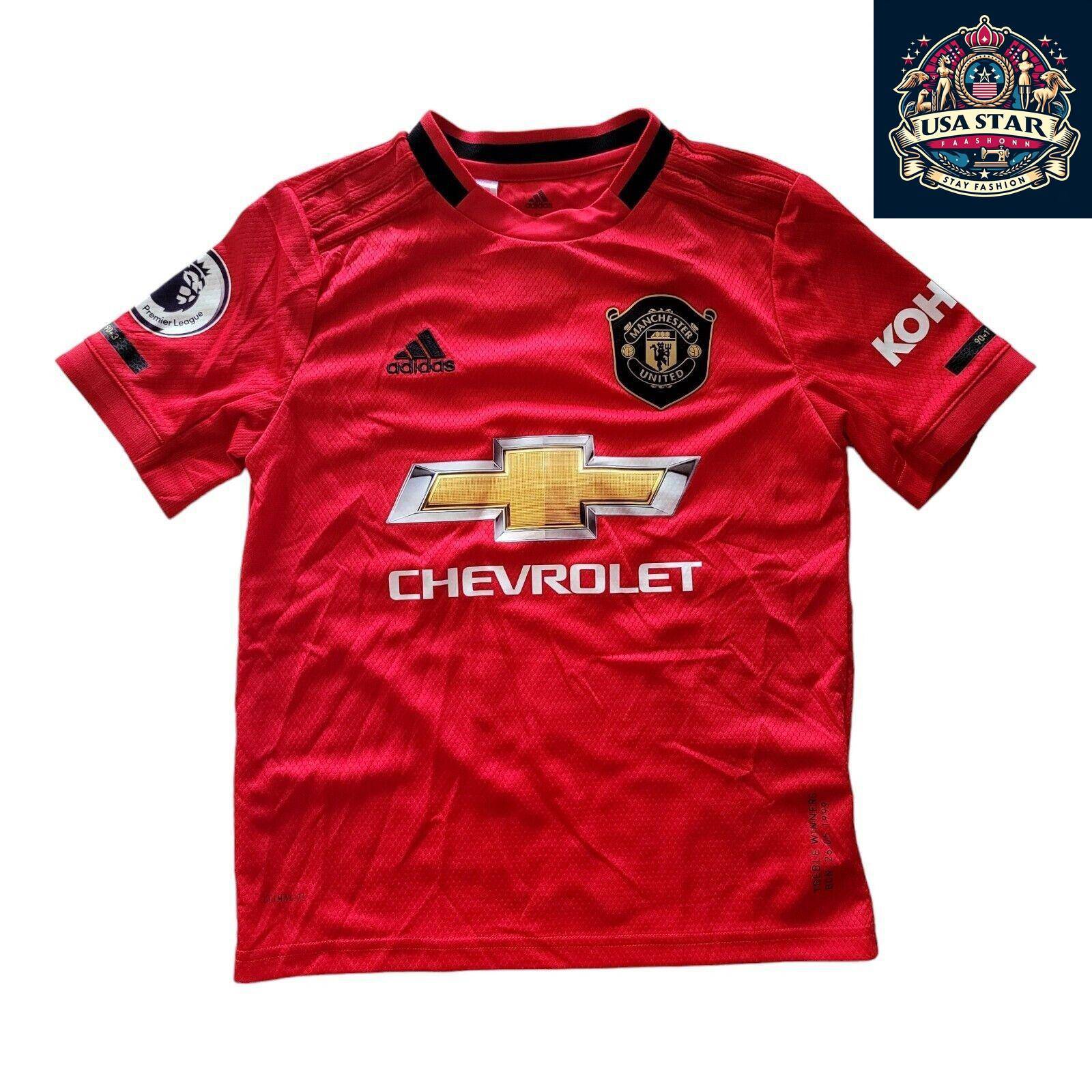 Adidas Manchester United Youth Jersey Archour #1 Red Soccer Shirt for Boys (9-10 Years) - USASTARFASHION