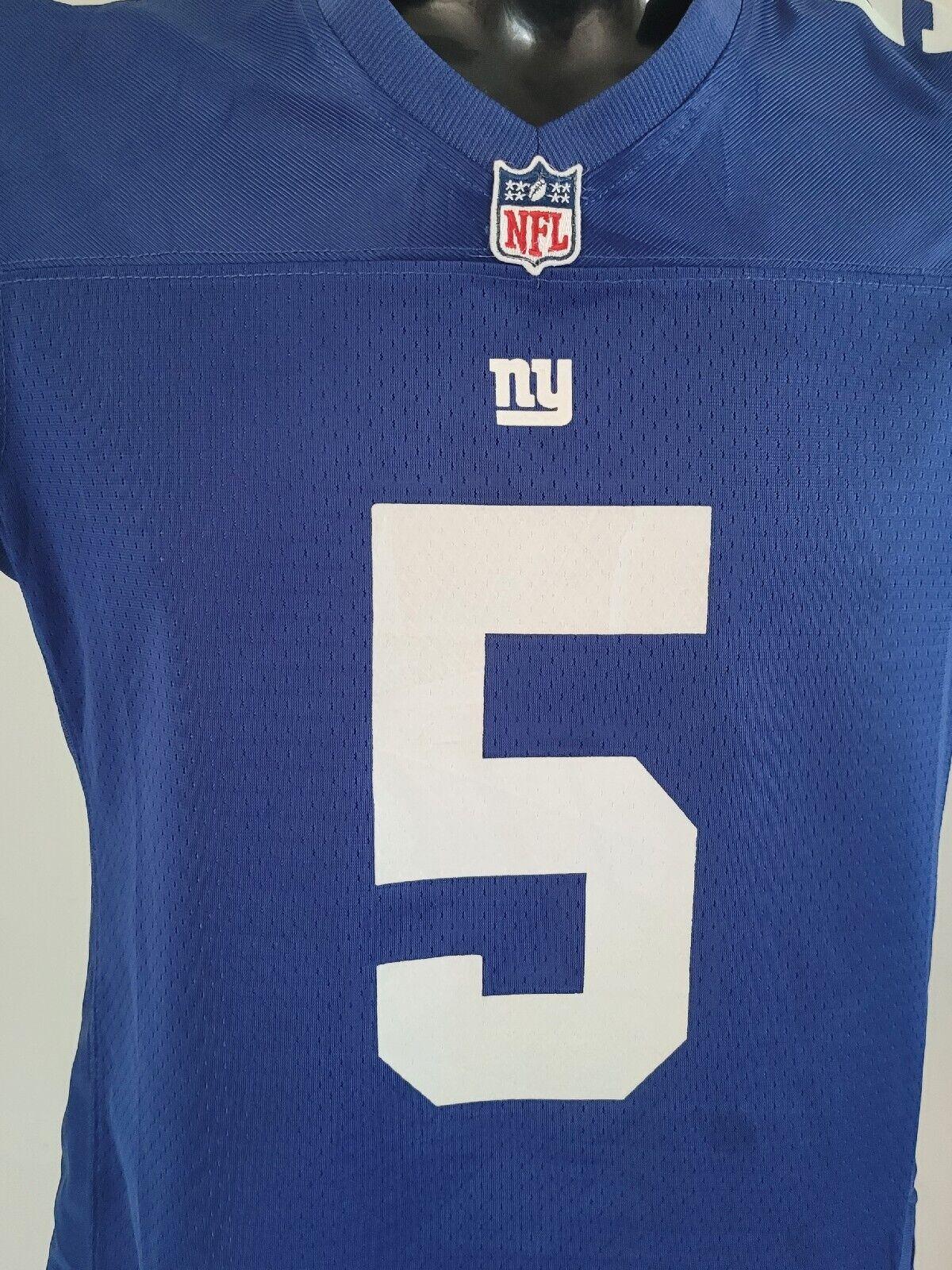 New York Giants Weatherford #5 Authentic Replica Jersey - Men's Sizes-USASTARFASHION