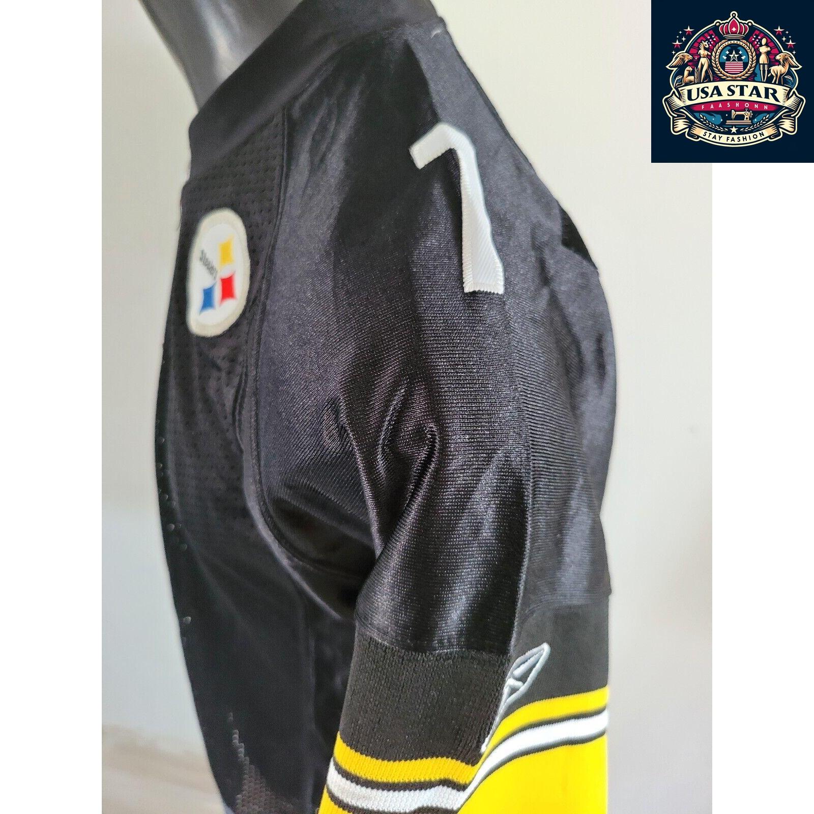 Pittsburgh Steelers Youth Jersey #7 Ben Roethlisberger Large 14/16 - Comfortable, Stylish, Iconic Design - USASTARFASHION