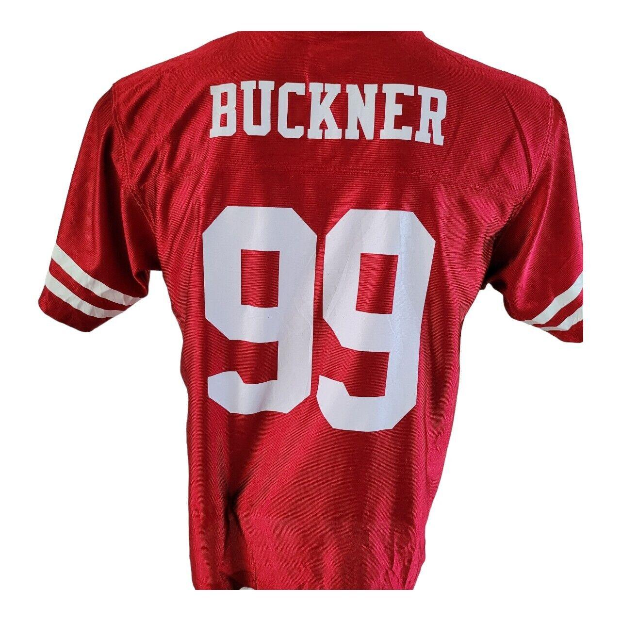 NFL Team Apparel Youth 14-16 Red San Francisco 49ers Deforest Buckner #99 Jersey-USASTARFASHION