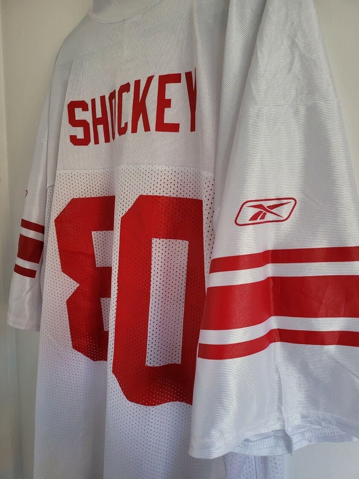 Reebok NFL New York Giants Jeremy Shockey #80 XL Jersey - Official Merchandise-USASTARFASHION