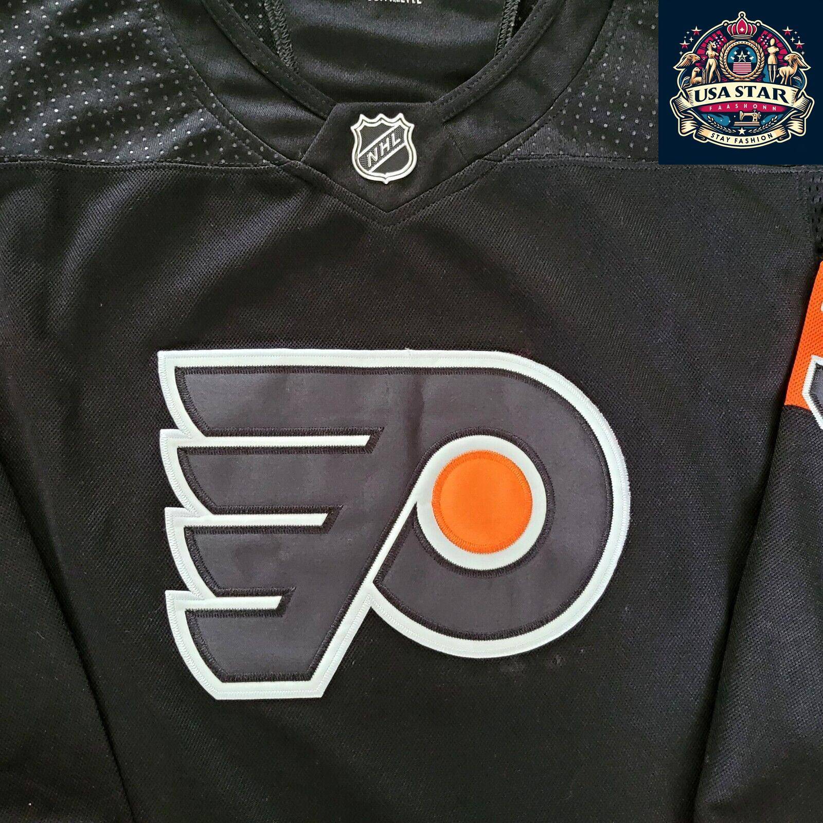 Authentic Philadelphia Flyers Jersey #79 Carter Hart Black Size 52 (XL) | Premium Comfort & Style - USASTARFASHION