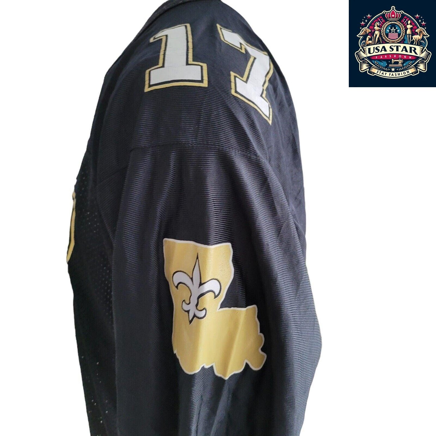 Russell Athletic Vintage New Orleans Saints Jersey Jim Everett #17 Adult XL - Classic Comfort Fit - USASTARFASHION