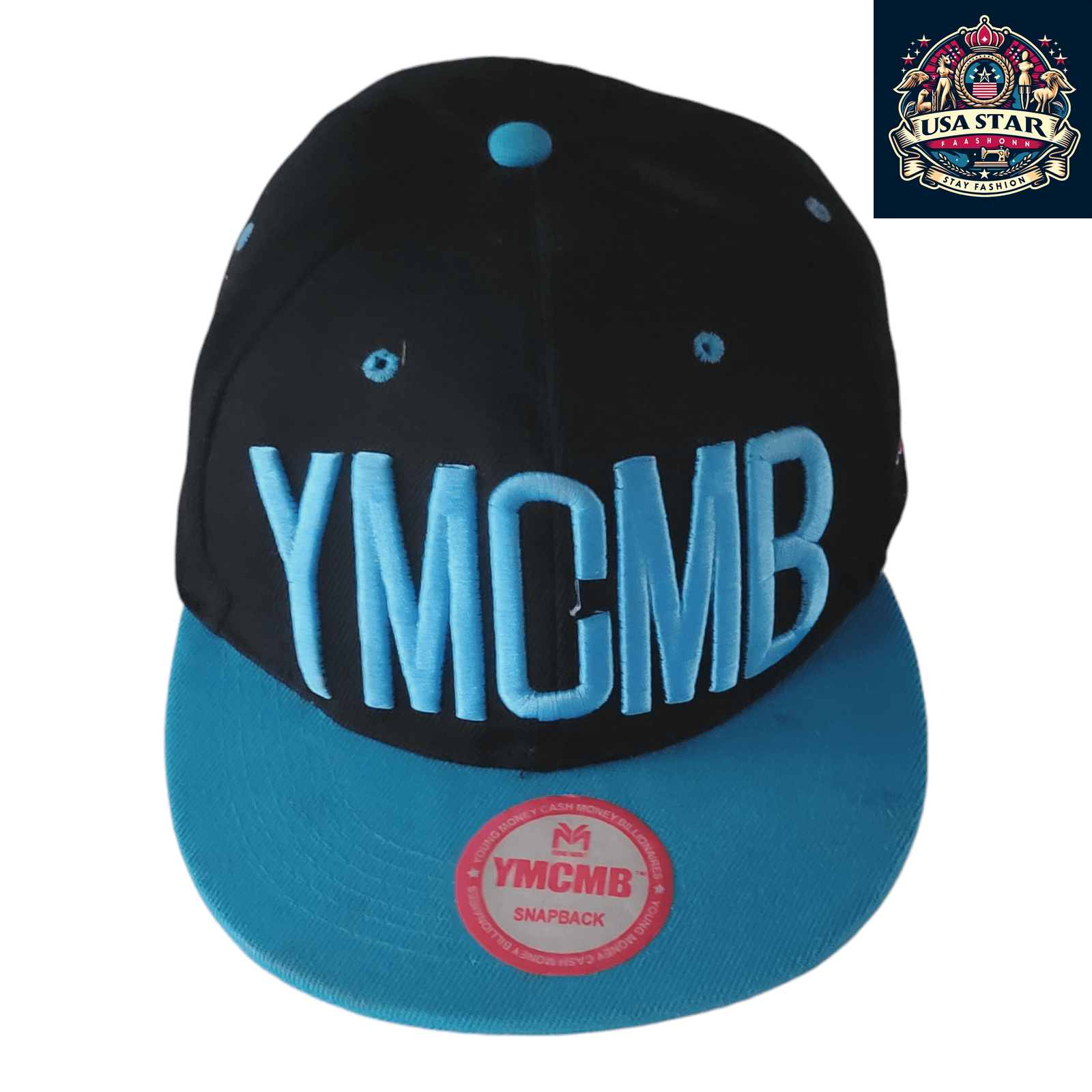 YMCMB Snapback Hat - Iconic Hip Hop Snapback Cap with Adjustable Fit - One Size Fits All - USASTARFASHION