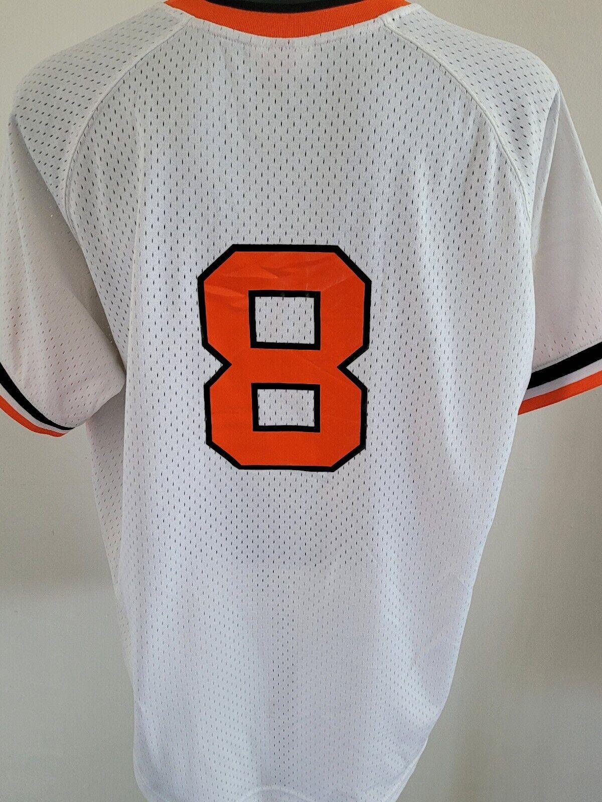 Baltimore Orioles #8 Cal Ripken Jr. 1985 Cooperstown XL Jersey by Mitchell & Ness-USASTARFASHION