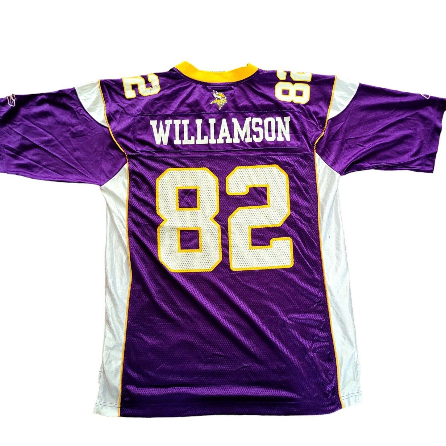 Troy Williamson #82 Minnesota Vikings Reebok Purple Jersey - Size Large-USASTARFASHION