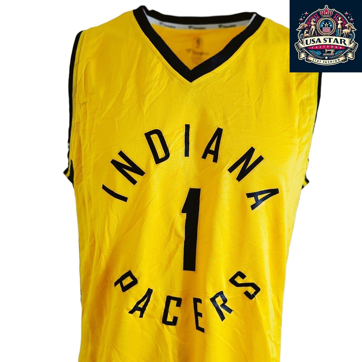 Indiana Pacers Jersey Warren #1 SzL - Vintage Style, Comfortable Fit, Perfect for Game Day - USASTARFASHION