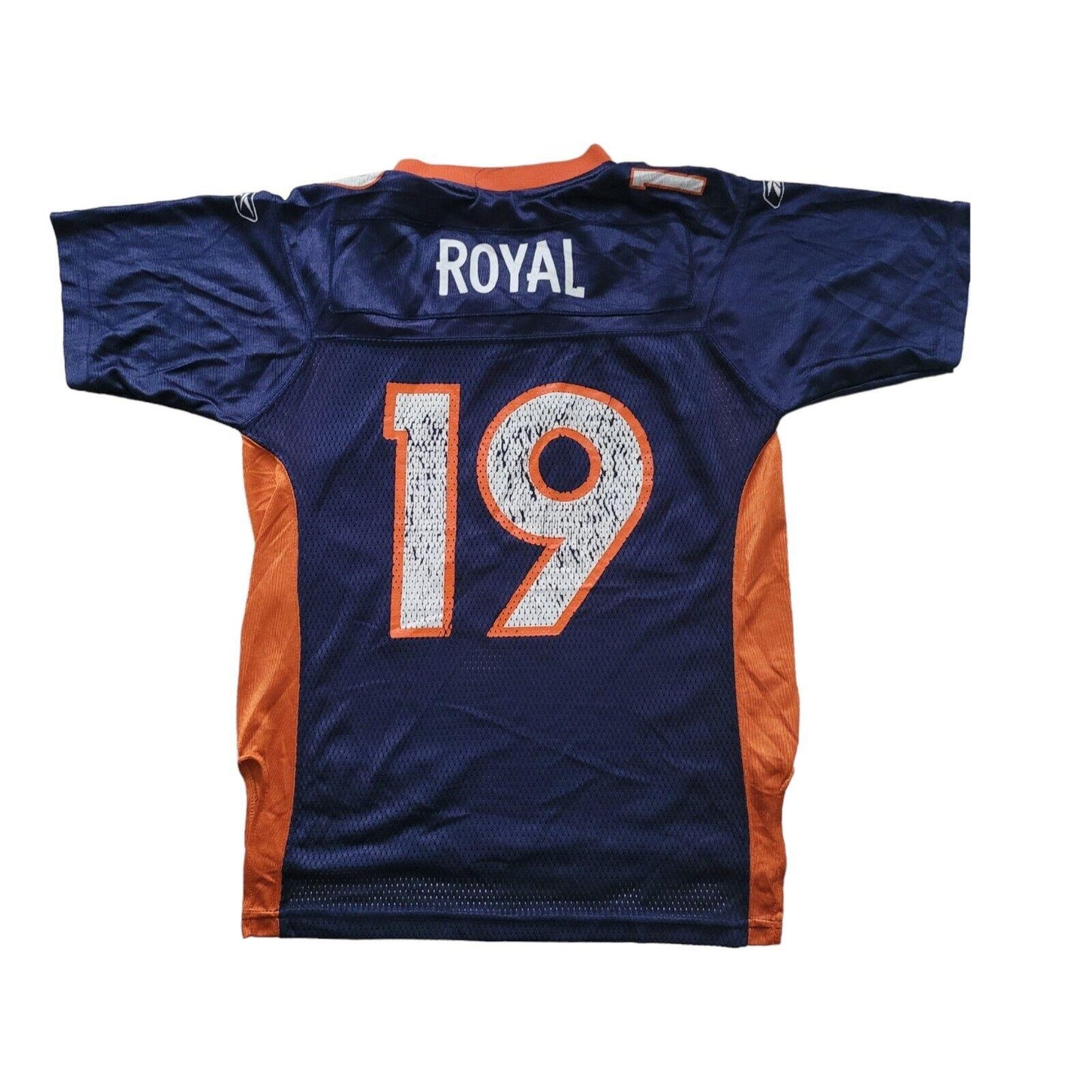 NFL Denver Broncos #19 Eddie Royal Youth Sz M Reebok Jersey-USASTARFASHION