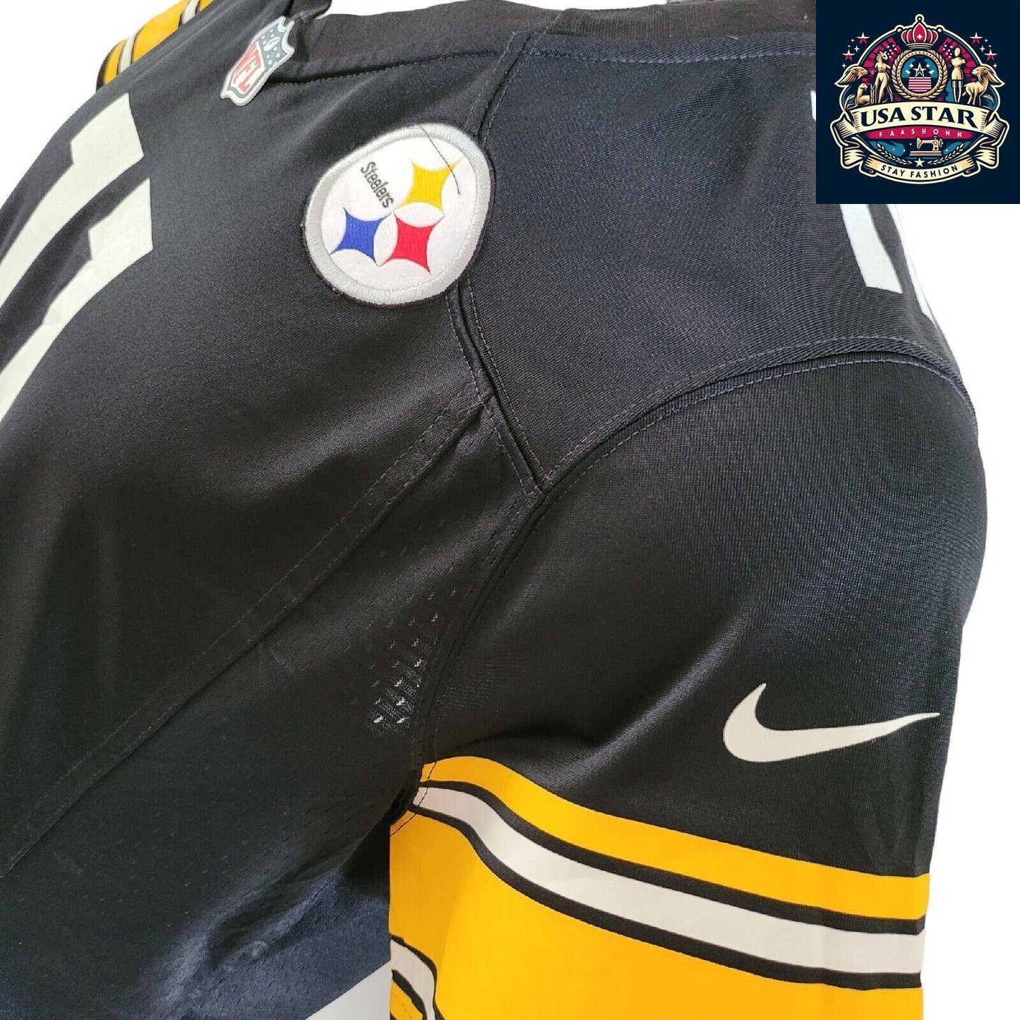 Pittsburgh Steelers Youth 2XL Nike Jersey - Chase Claypool #11 - Comfortable & Breathable Design - USASTARFASHION