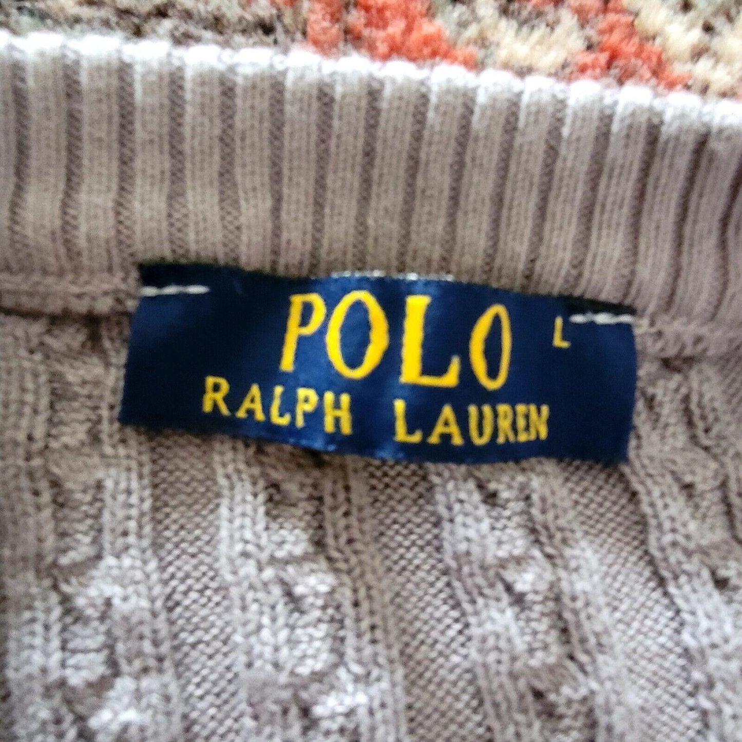 Polo Ralph Lauren Men's Crew Neck Jumper Size L Gray-USASTARFASHION