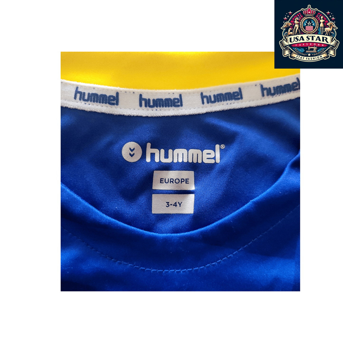 Everton FC Youth Jersey 2021-2022 Home Hummel Holmes #4 for Kids 3-4Y Team Blue Moisture-Wicking - USASTARFASHION