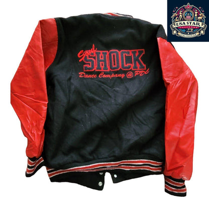 Game Made In USA Soul Shock Marielle Varsity Wool Leather Jacket XS - Vintage Style, Quality Craftsmanship - USASTARFASHION