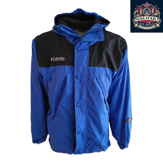 Columbia Waterproof Jacket Men’s Small, Omni Tech Breathable & Packable Lightweight Outdoor Gear - USASTARFASHION