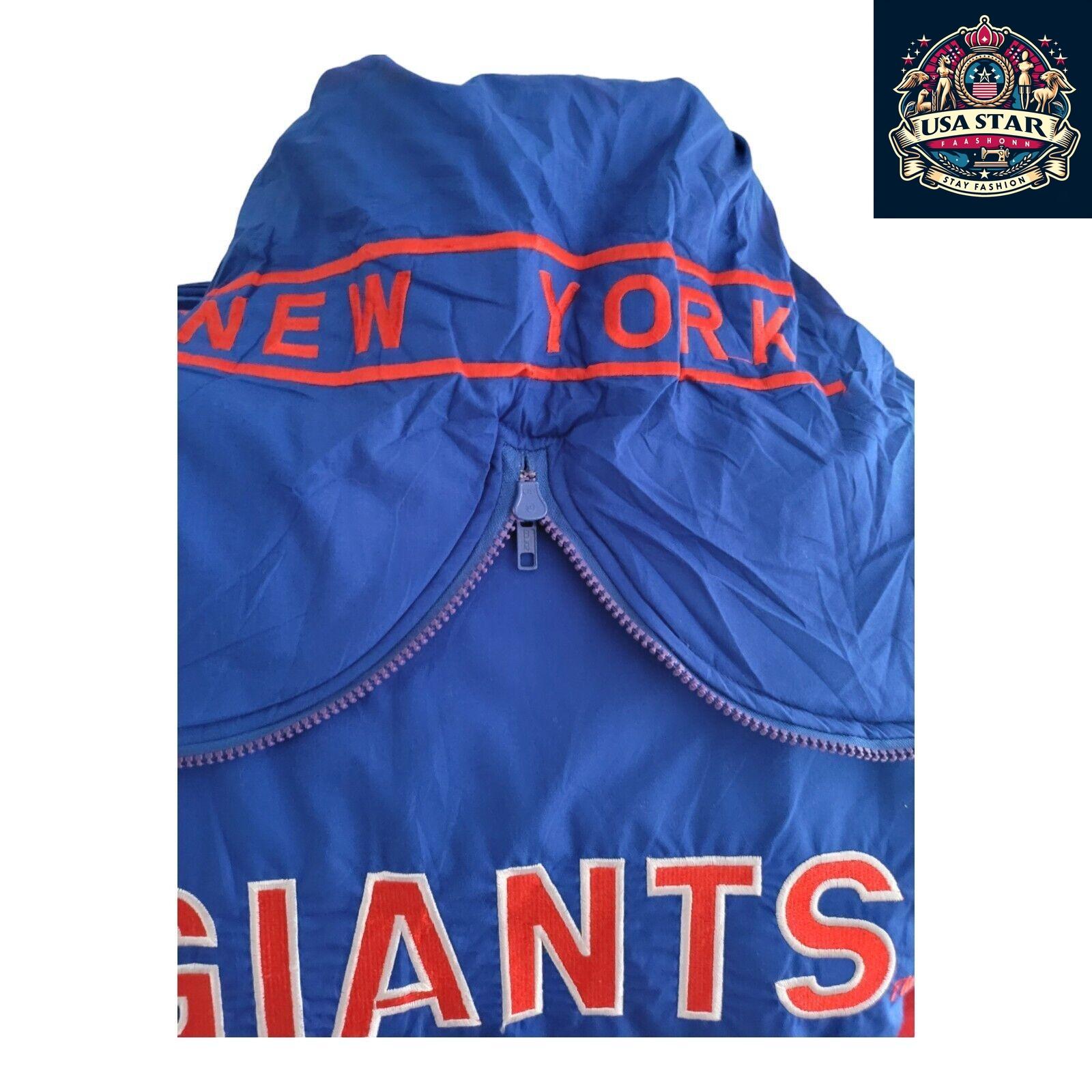 New York Giants Jacket - XL Triple Fat Goose Urban Parka with Down Insulation for Warmth - USASTARFASHION