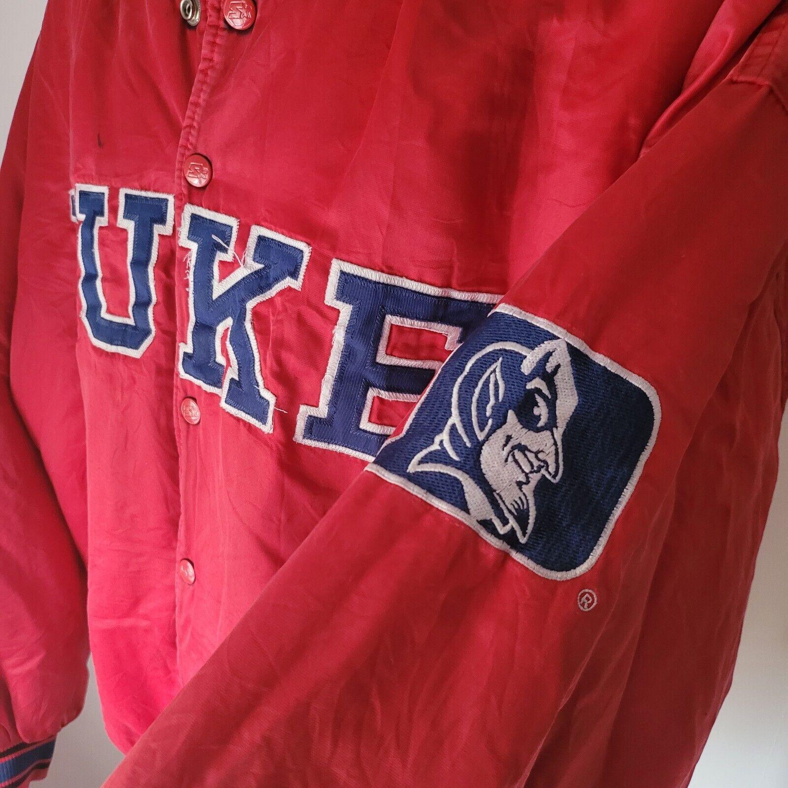 Vintage NCAA Duke Blue Devils Varsity Bomber Jacket Size 2XL Retro Sports Fan Gear-USASTARFASHION