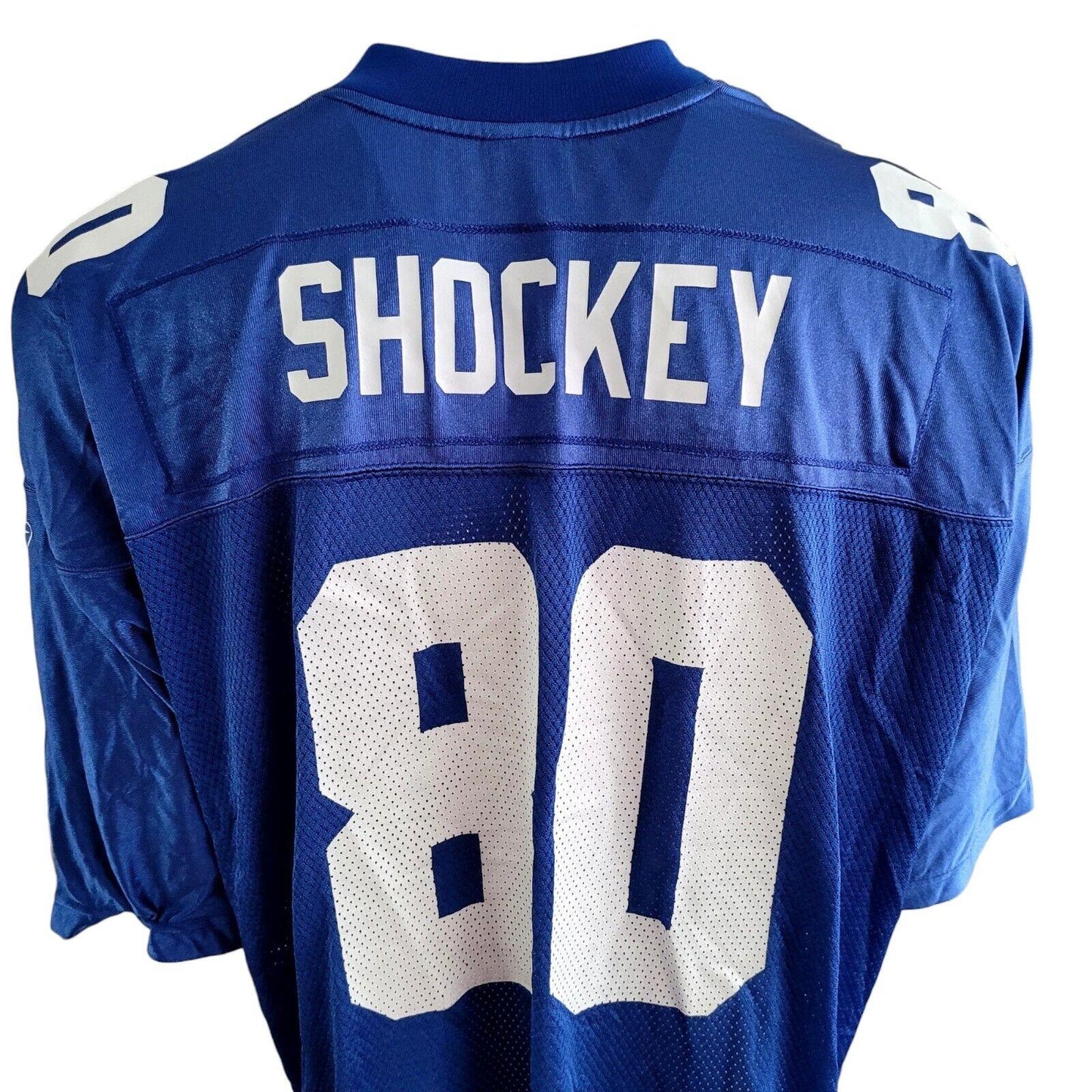 NFL New York Giants Shockey #80 Jersey - Vintage Retro 2XL Official Reebok Icon-USASTARFASHION