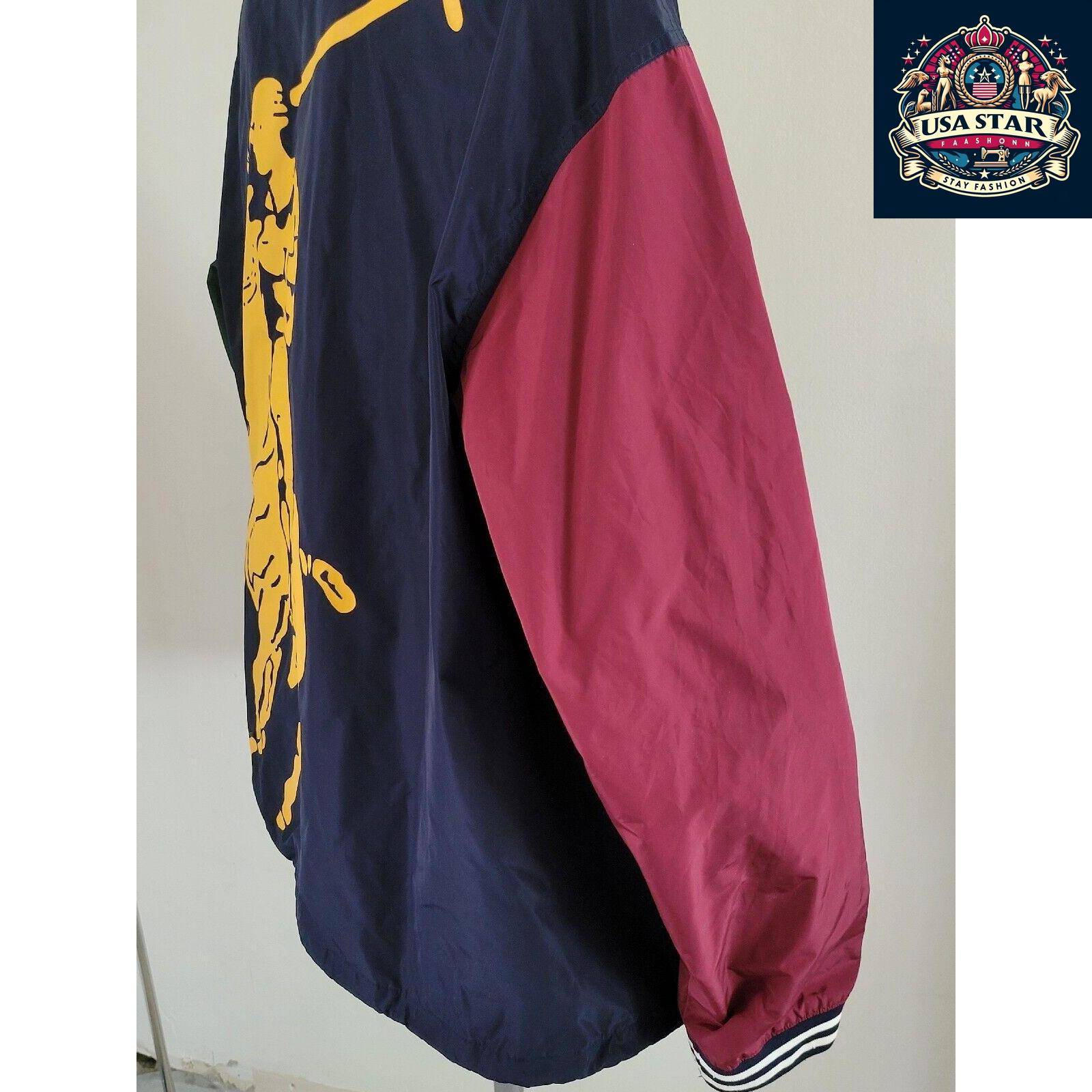 Ralph Lauren Windbreaker Jacket XL, Lightweight Classic Style, Chest 54", Vintage Condition - USASTARFASHION