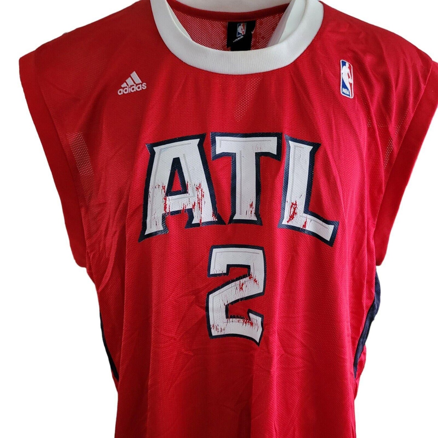 Atlanta Hawks Adidas Johnson 2 ATL Red Jersey - Limited Edition 2XL-USASTARFASHION