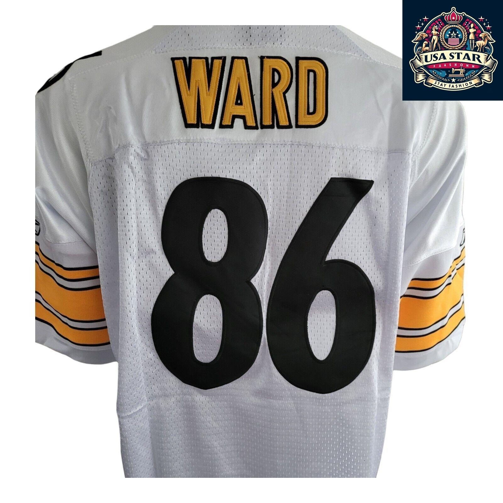 Pittsburgh Steelers Jersey Hines Ward #86 NFL On Field Adult Large - Authentic & Comfy Fit - USASTARFASHION