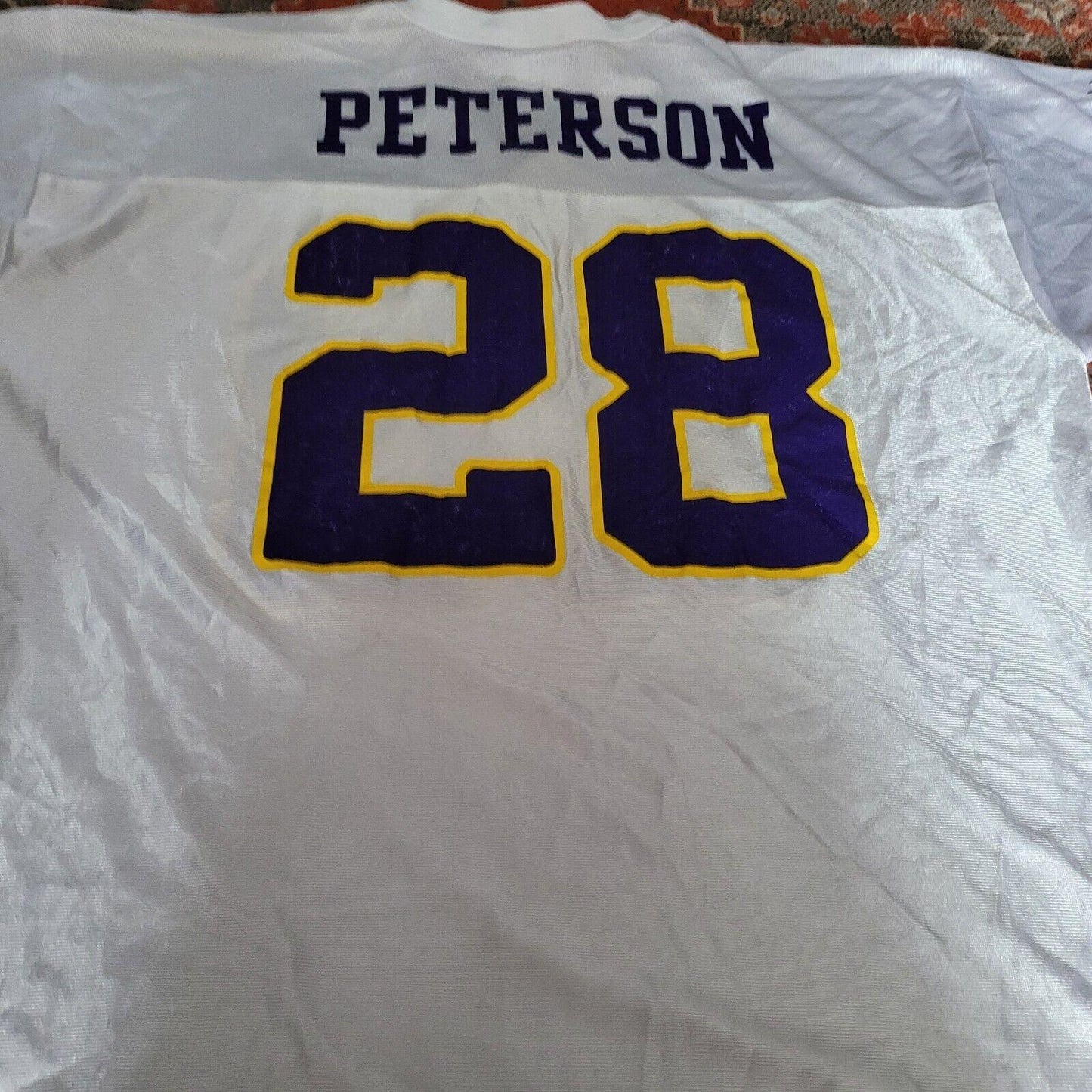 Authentic Minnesota Vikings NFL Jersey - Size XL Officially Licensed - #28 PETERSON-USASTARFASHION