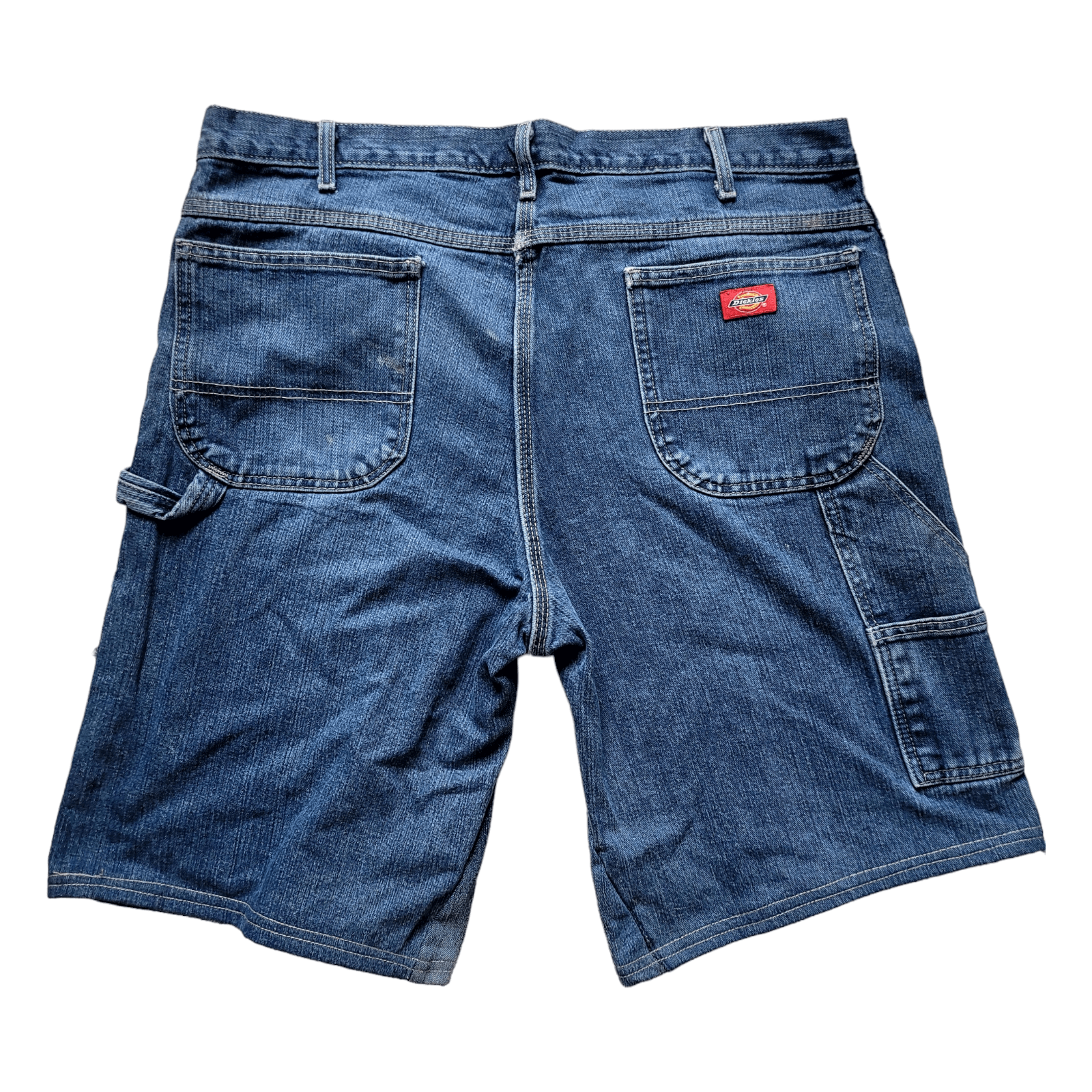 Dickies Blue Denim Carpenter Jorts Size W38 - Rugged Outdoor Wear