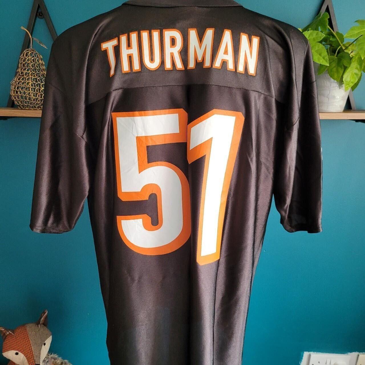 NFL Equipment #51 Bengals Odell Thurman Men's L Linebacker Football Jersey-USASTARFASHION