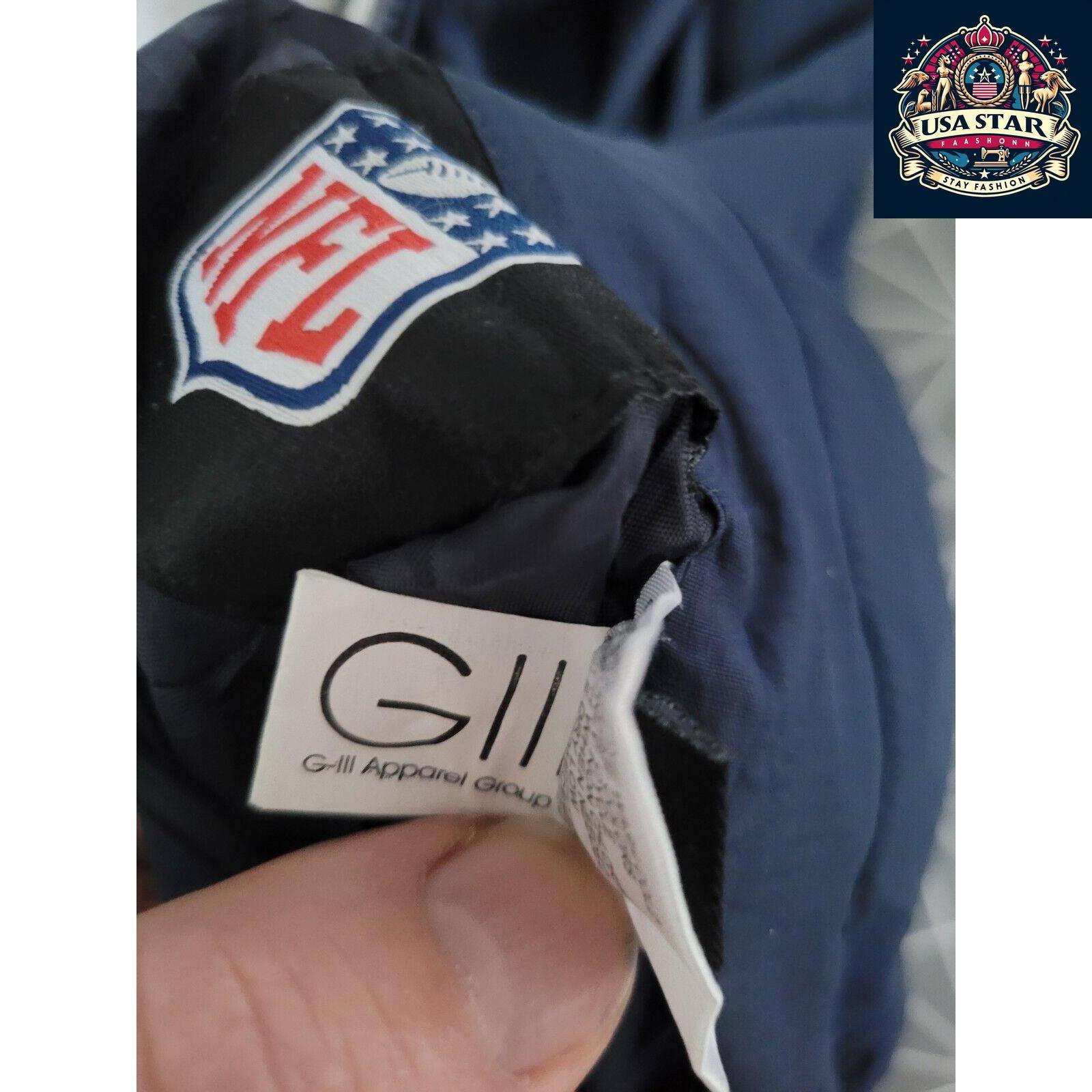 GIII Branded Dallas Cowboys Jacket for Men, Reversible, Hooded, Size L, Authentic Wear - USASTARFASHION