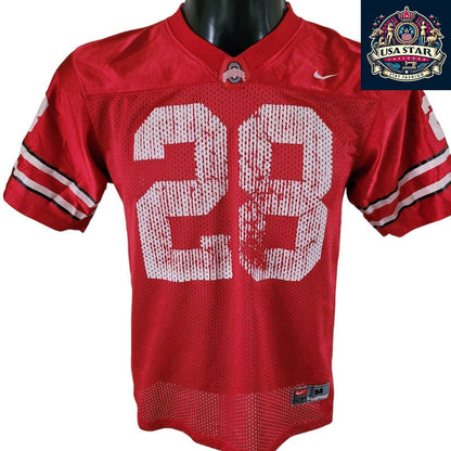 Ohio State Youth Football Jersey #28 - Comfortable, Durable Design for Young Fans - USASTARFASHION