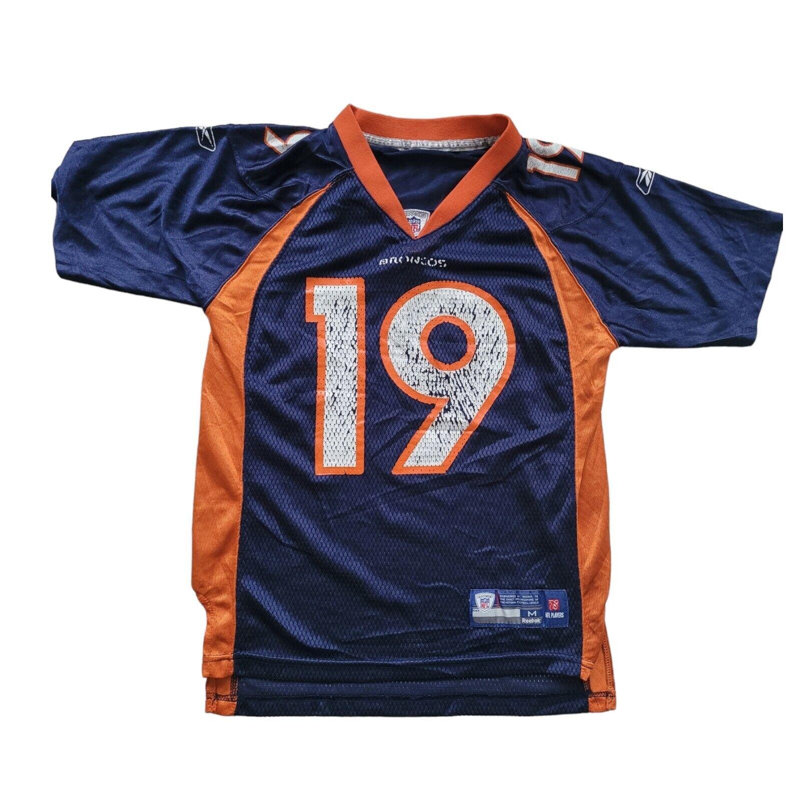 NFL Denver Broncos #19 Eddie Royal Youth Sz M Reebok Jersey-USASTARFASHION