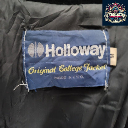 Vintage 1993 MSU Spartans Jacket - Holloway Original Collage with Pockets and Band Logo - USASTARFASHION