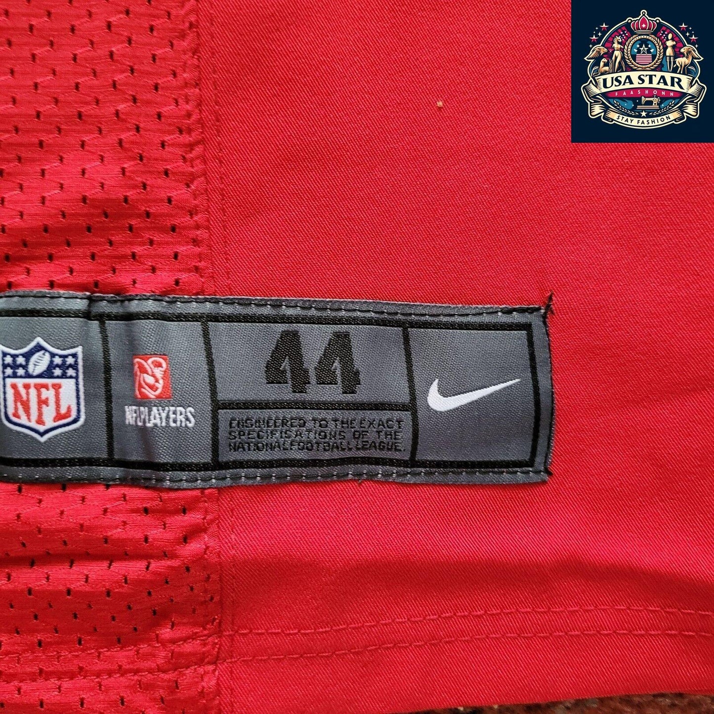 San Francisco 49ers Jersey - Officially Licensed Home Medium Player No. 52 Willis - 100% Polyester - USASTARFASHION