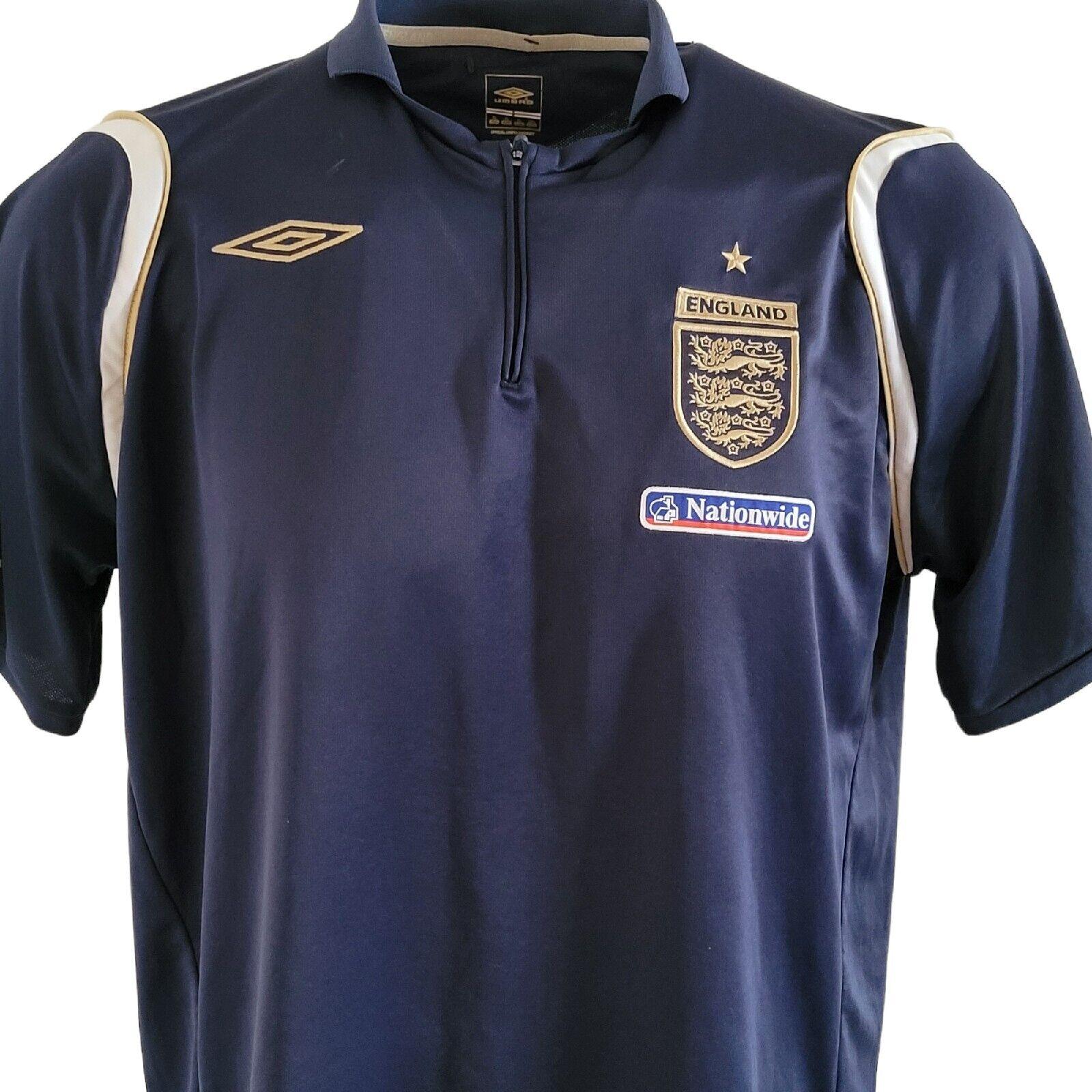 Umbro England XL Top: Authentic Vintage Grade A Soccer Jersey-USASTARFASHION