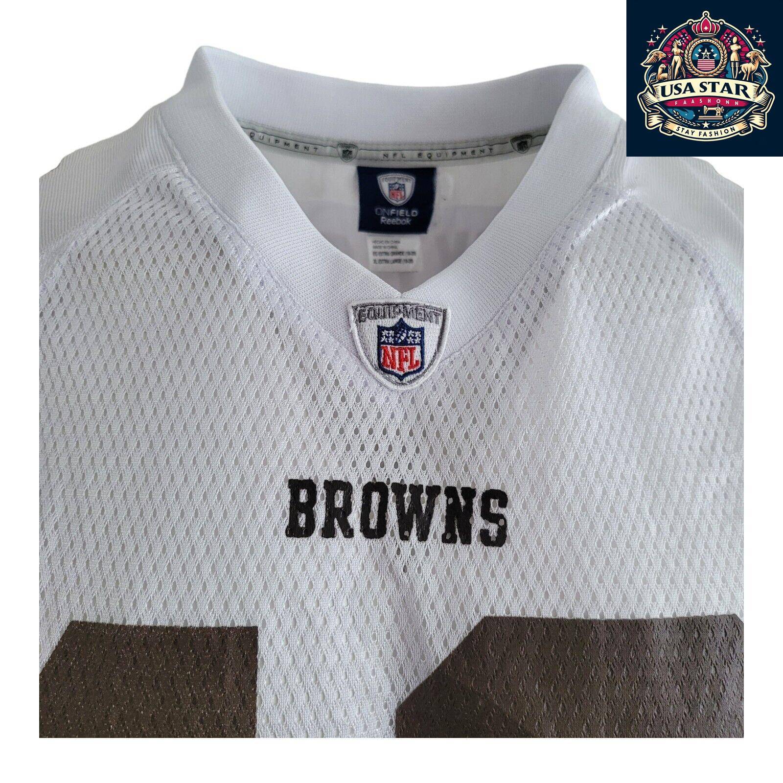 Authentic Cleveland Browns Jersey #40 by Reebok | Youth XL 100% Polyester | Comfortable Fit - USASTARFASHION