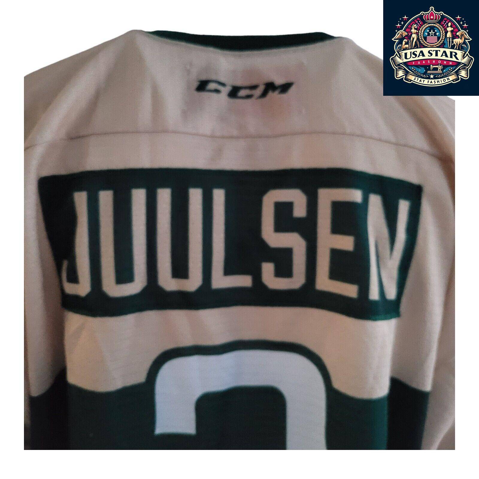 Official CCM Canadian Hockey League Jersey, Juulsen #3, Men's XL - High-Quality & Comfortable - USASTARFASHION