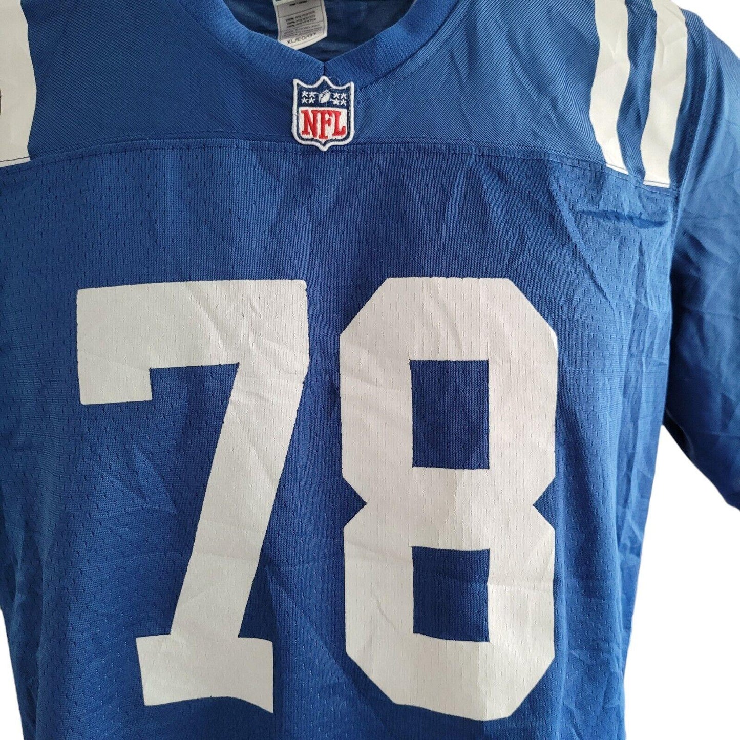 Indianapolis Colts Women's XL Jersey #78 - Official NFL Merchandise-USASTARFASHION