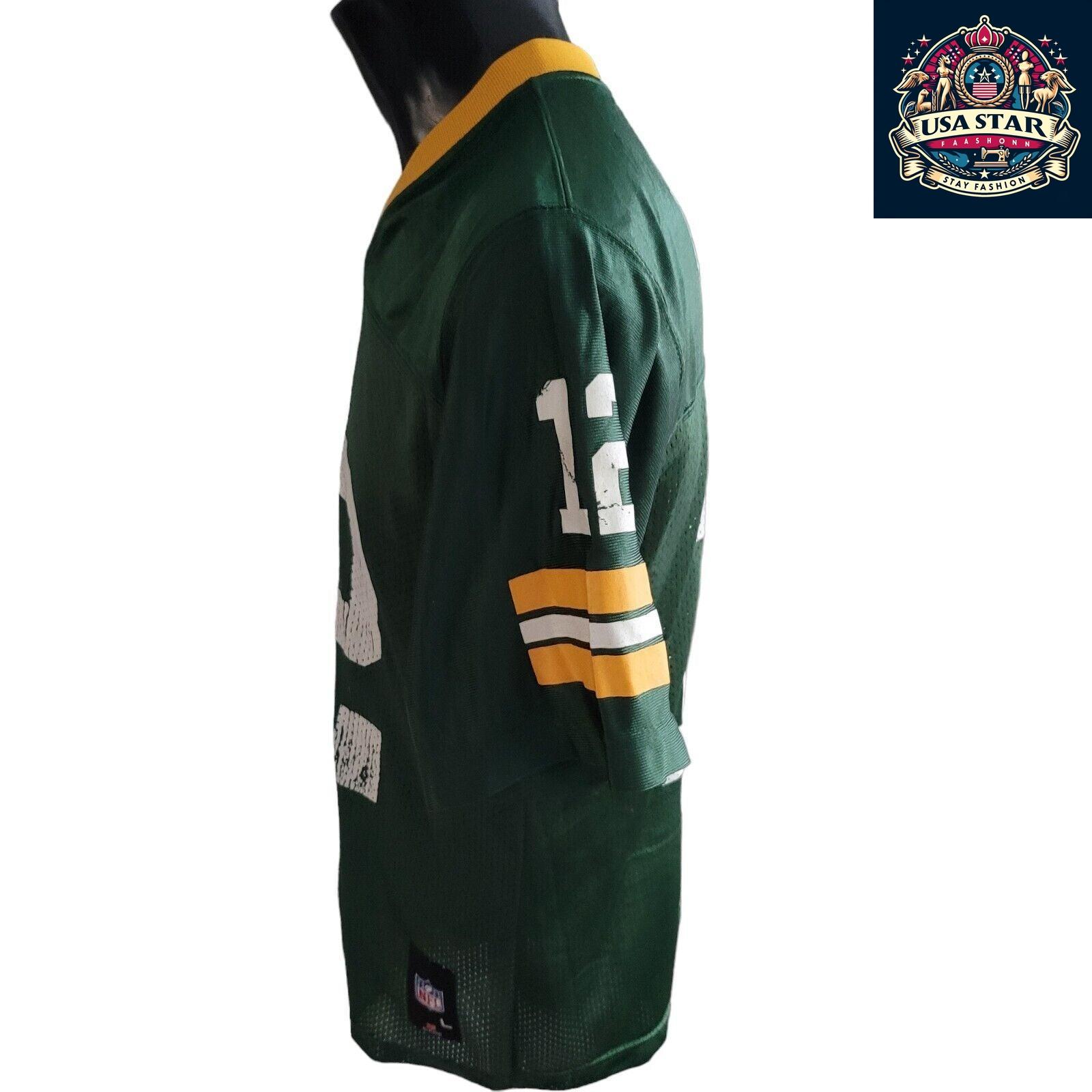 Green Bay Packers Youth Jersey - Aaron Rodgers #12 L (14-16) - Comfortable Fit & Durable Design - USASTARFASHION