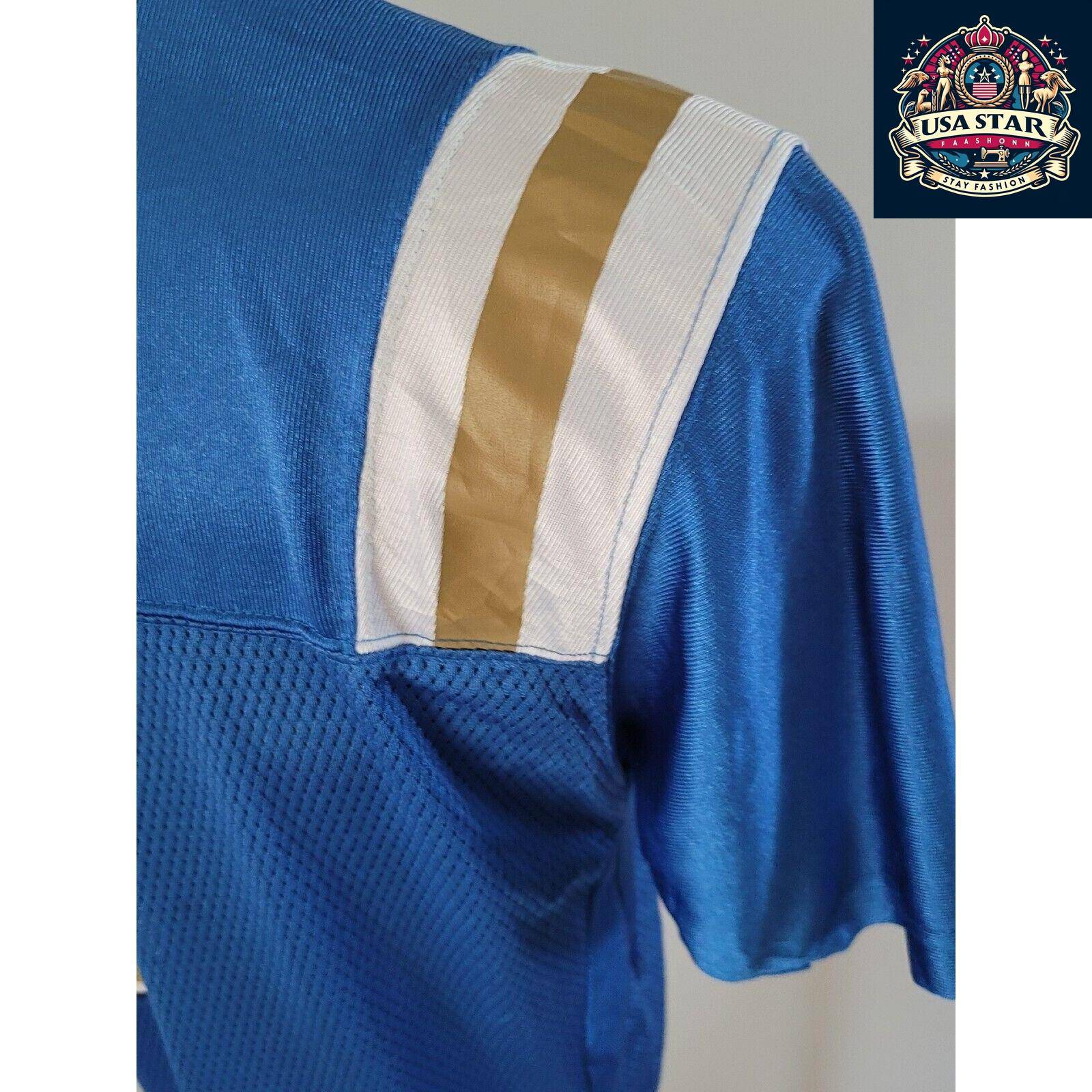 Adidas Colts Jersey Youth 14-16 Years Blue V-Neck, Durable Fabric, Authentic Team Details - USASTARFASHION