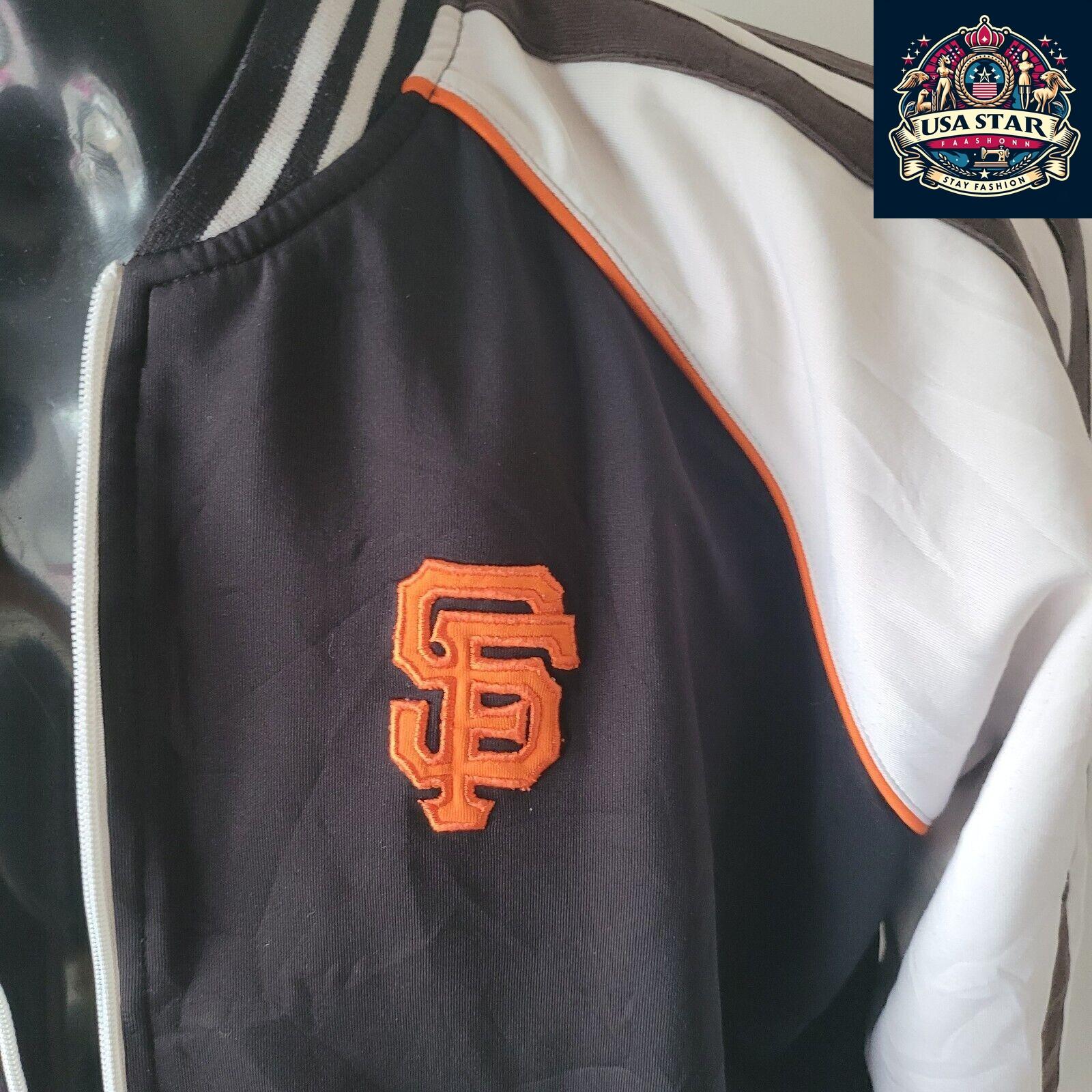 San Francisco Giants Bomber Jacket Black Medium - Stylish Lightweight Design for Fans - USASTARFASHION