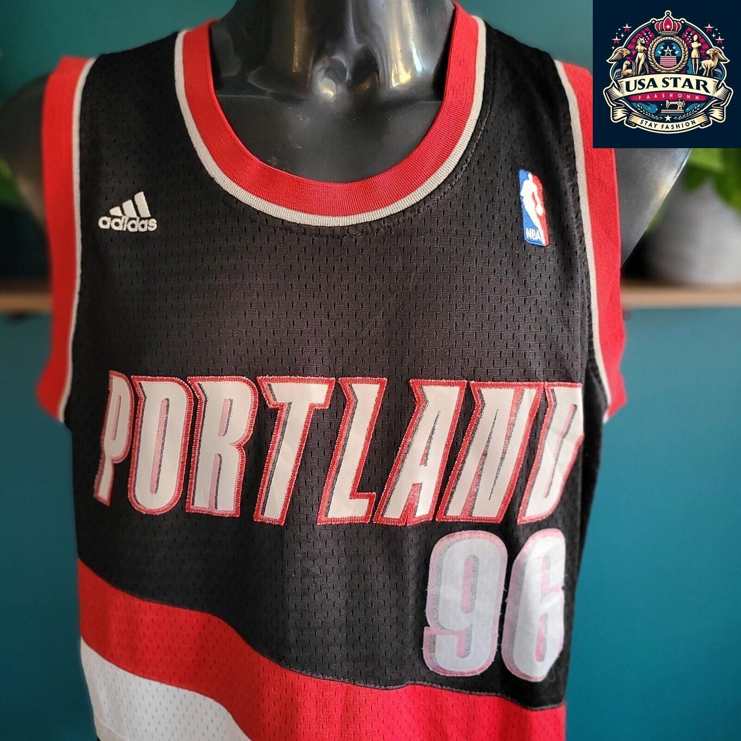 Portland Trail Blazers Jersey Adidas Jones Soda #96 Medium - Durable & Comfortable Fit - USASTARFASHION