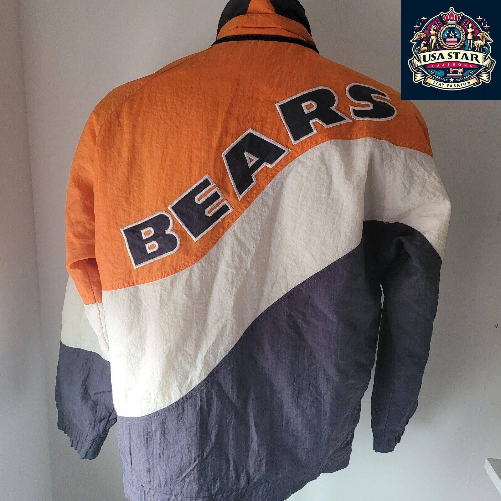 Chicago Bears Jacket - NFL Apexone Proline Apparel, Durable Comfort, Officially Licensed - USASTARFASHION