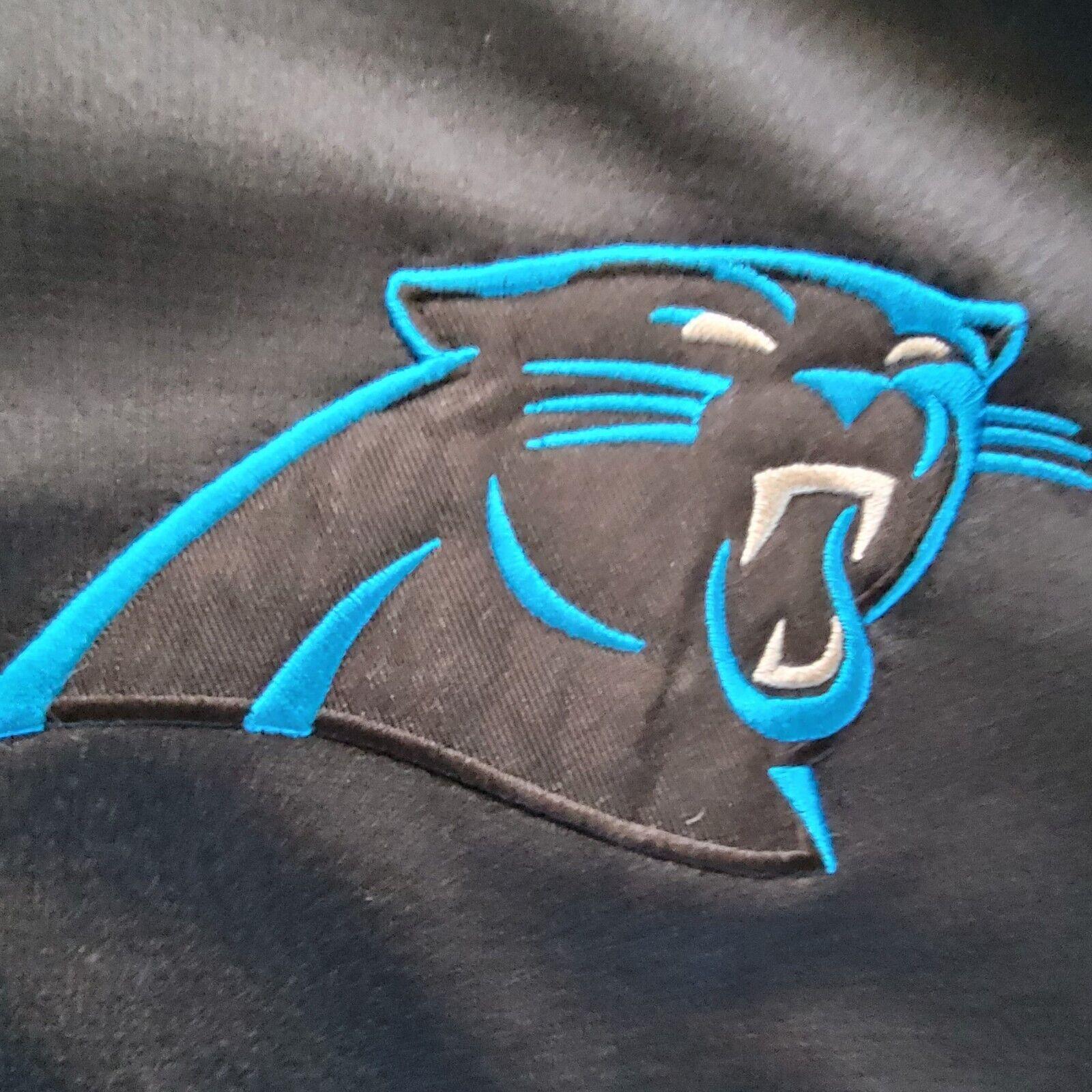 GIII Carolina Panthers Track Jacket Size L Vintage Authentic Collectible-USASTARFASHION